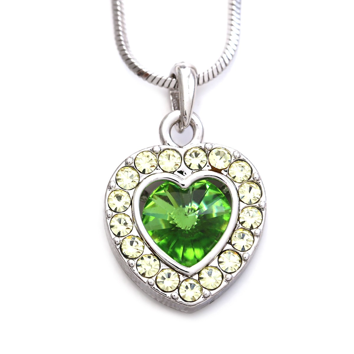 Valentine's Day & Mother's Day Heart Pendant Necklace - Sterling Silver Charm Jewelry Gift for Her - Perfect for Anniversaries, Birthdays & Romantic Occasions