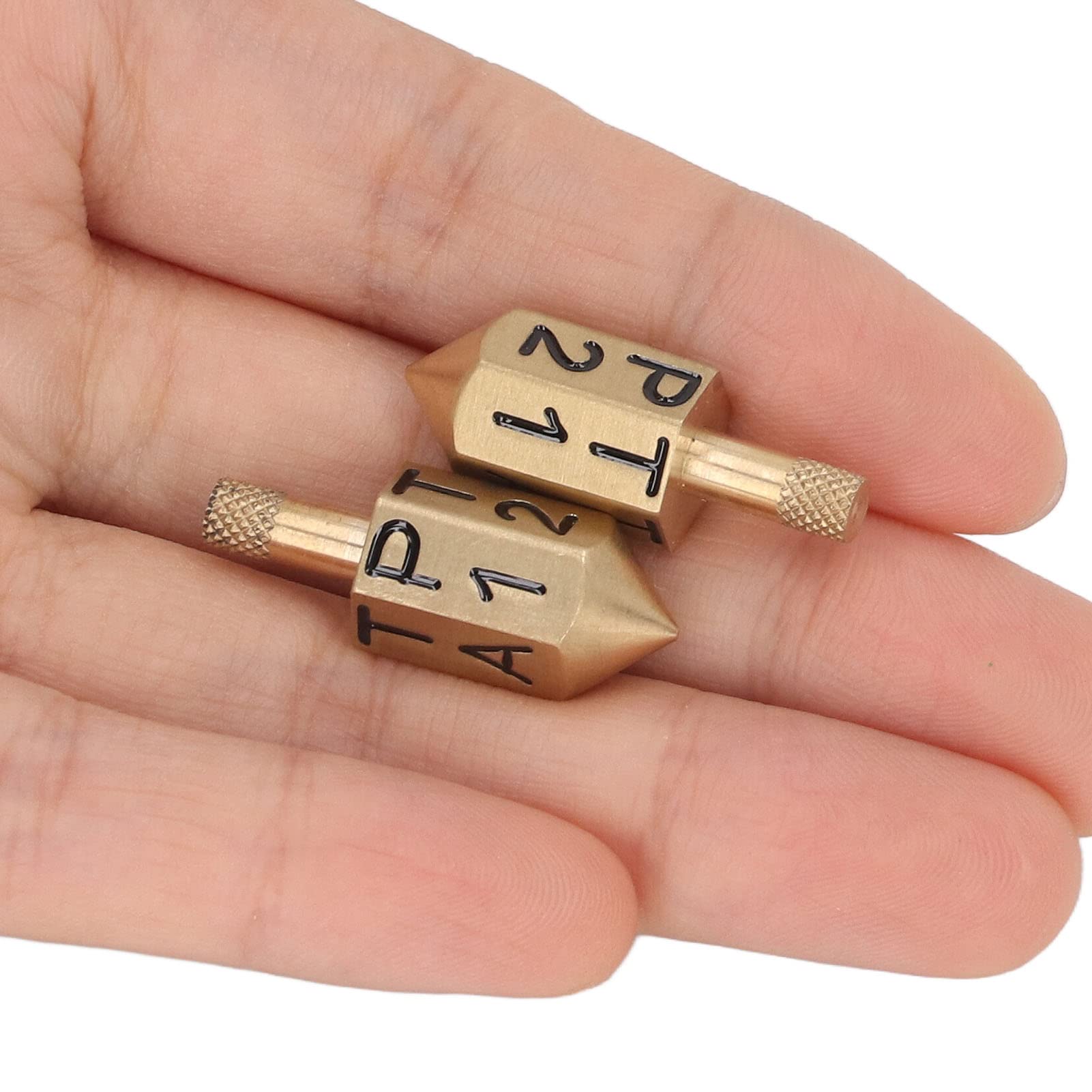 Solid Metal Put and Take Dice Game - Top Spinning Dice for Parties, Festivals & Bar Nights - Fun Drinking Game for Adults & Social Gatherings