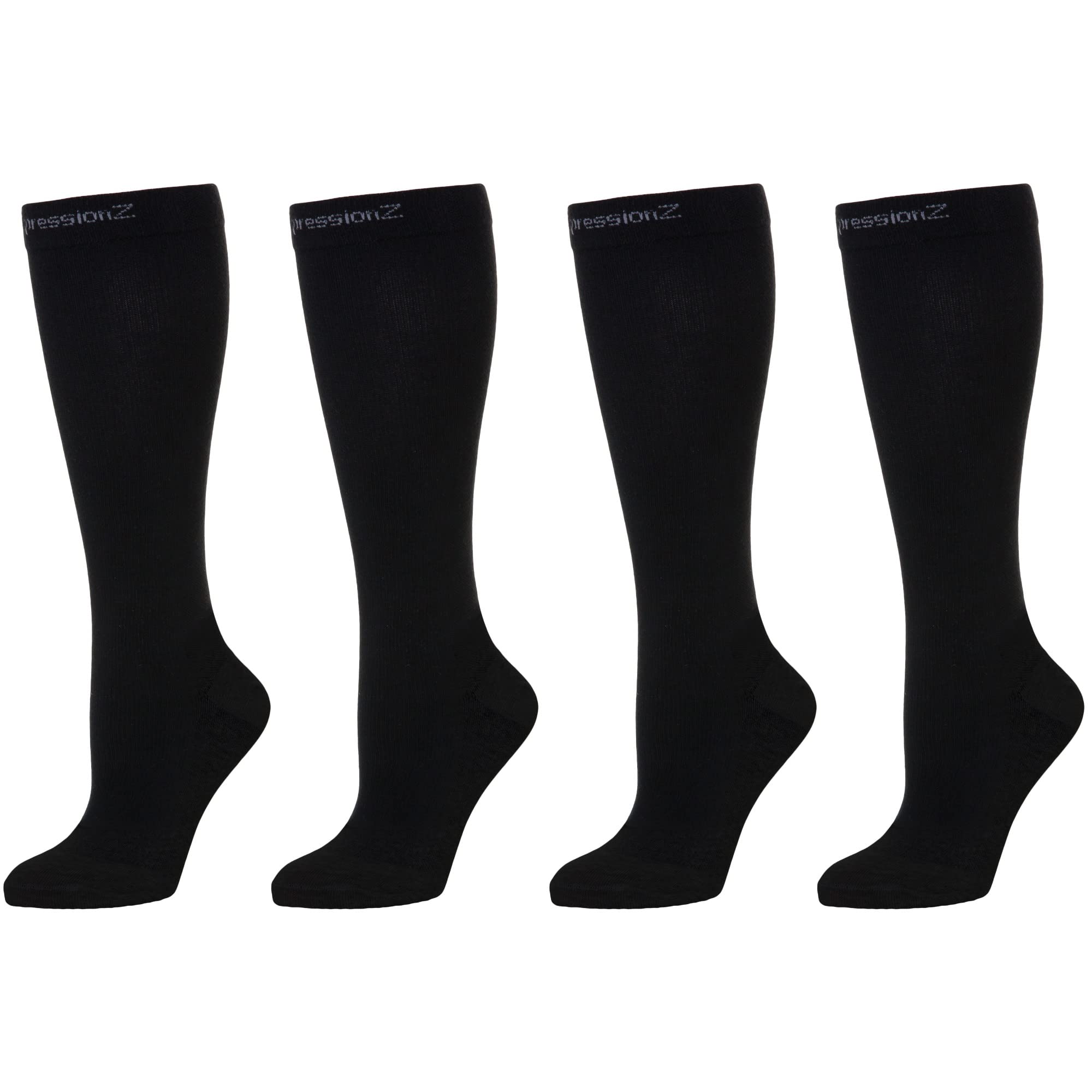 30-40 mmHg Knee High Compression Socks for Men & Women - Medical Grade Support Stockings for Travel, Nurses, Athletes - Improve Circulation & Reduce Swelling - Perfect for Long Flights, Work Shifts & Sports Recovery