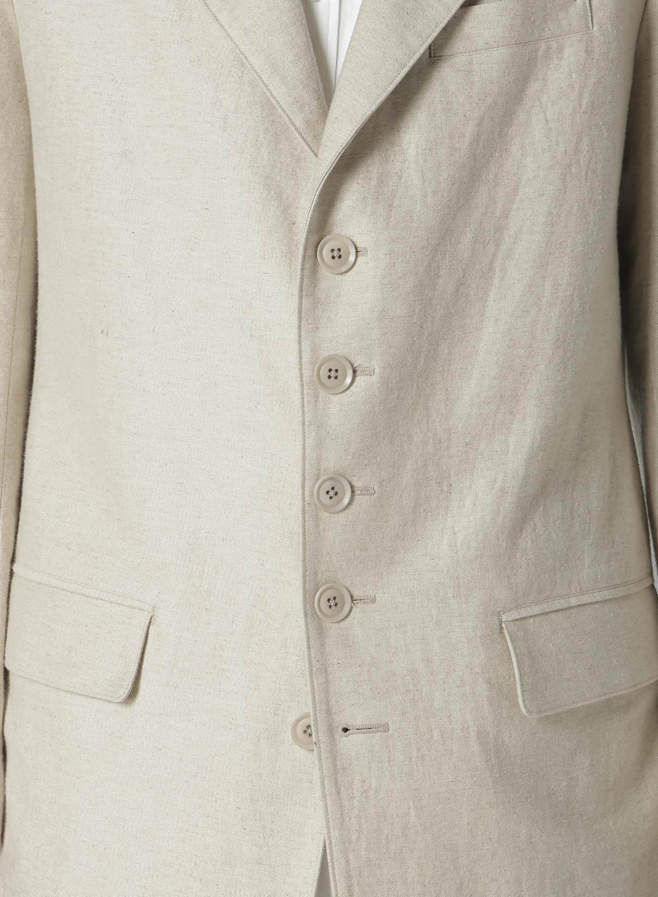 COTTON LINEN DOUBLE SATIN JACKET WITH 5 BUTTONS - Stylish Women's Blazer for Office, Business & Casual Wear
