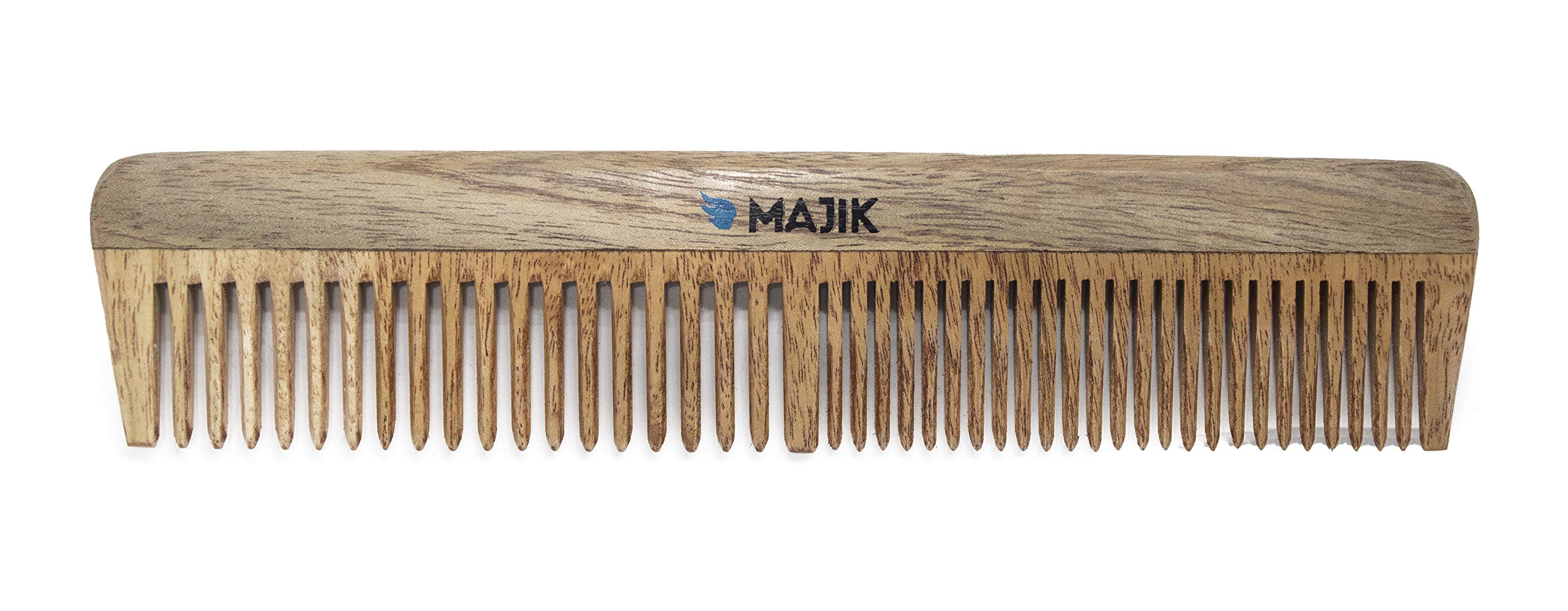 Majik Human Hair Wig Patch Toupee for Men - 9x7 Medium Brown - Works with Hair Patch Clips, Glue or Tape - Perfect for Thinning Hair, Bald Spots & Daily Styling