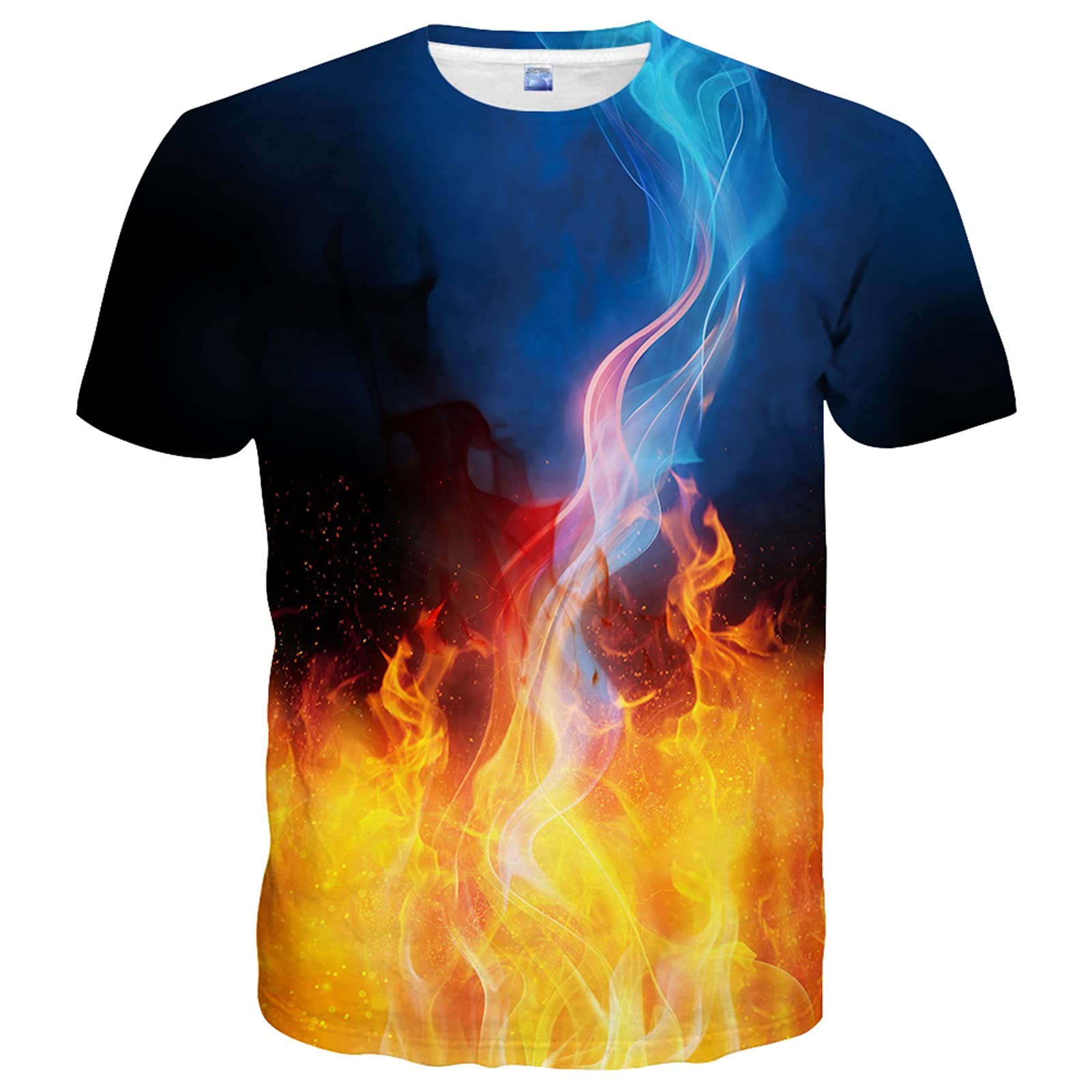Hgvoetty Unisex 3D Printed Graphic T-Shirt - Stylish Short Sleeve Tee for Men & Women - Perfect for Casual Wear, Street Fashion & Everyday Outfits