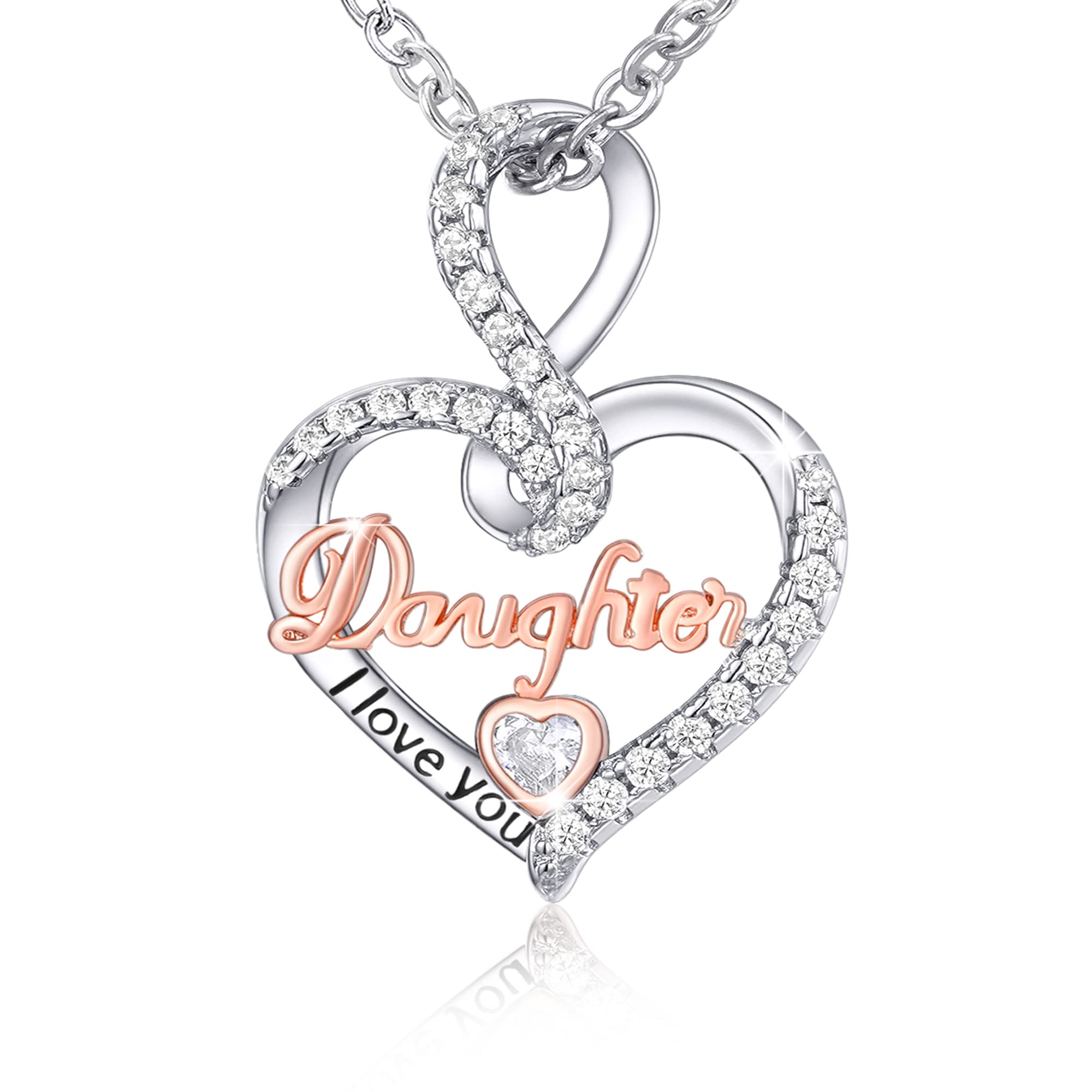 Tarsus Infinity Love Heart Necklace - Perfect Christmas & Birthday Jewelry Gift for Grandma, Nana, Mom, Daughter & Women - Ideal for Anniversaries, Mother's Day & Special Occasions