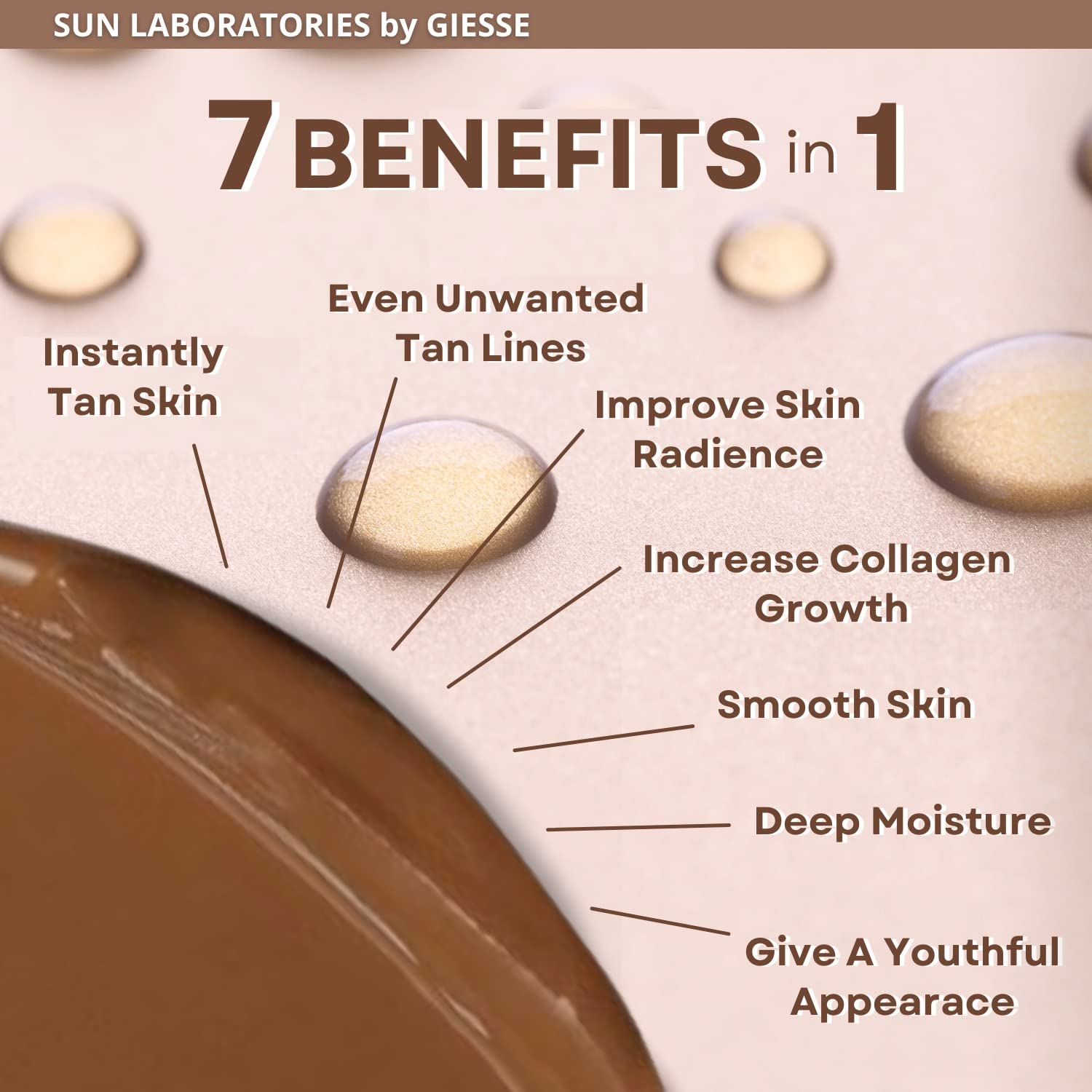 Sun Laboratories Dark Sunsation Self Tanner Lotion with Mitt – Organic Instant Sunless Tanning Lotion for Deep Natural Glow | At-Home Tanning, Pre-Vacation Prep, Year-Round Bronze Look