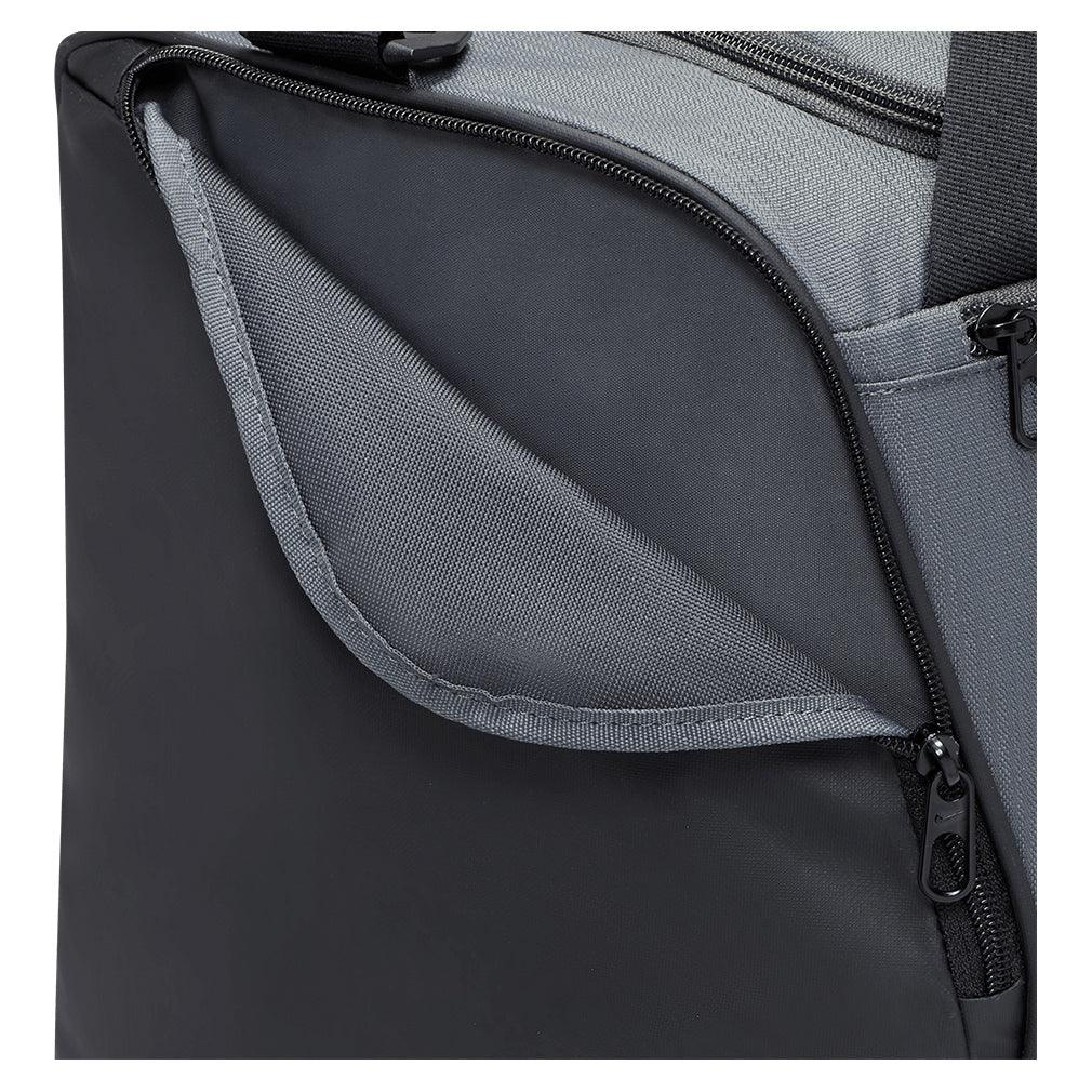 Brasilia 9.5 Training Duffel Bag 60L Medium - Waterproof Gym Bag for Men & Women, Durable Sports Duffel with Shoulder Strap - Perfect for Gym, Travel, Workout & Sports Gear Storage (Iron Grey/Black)