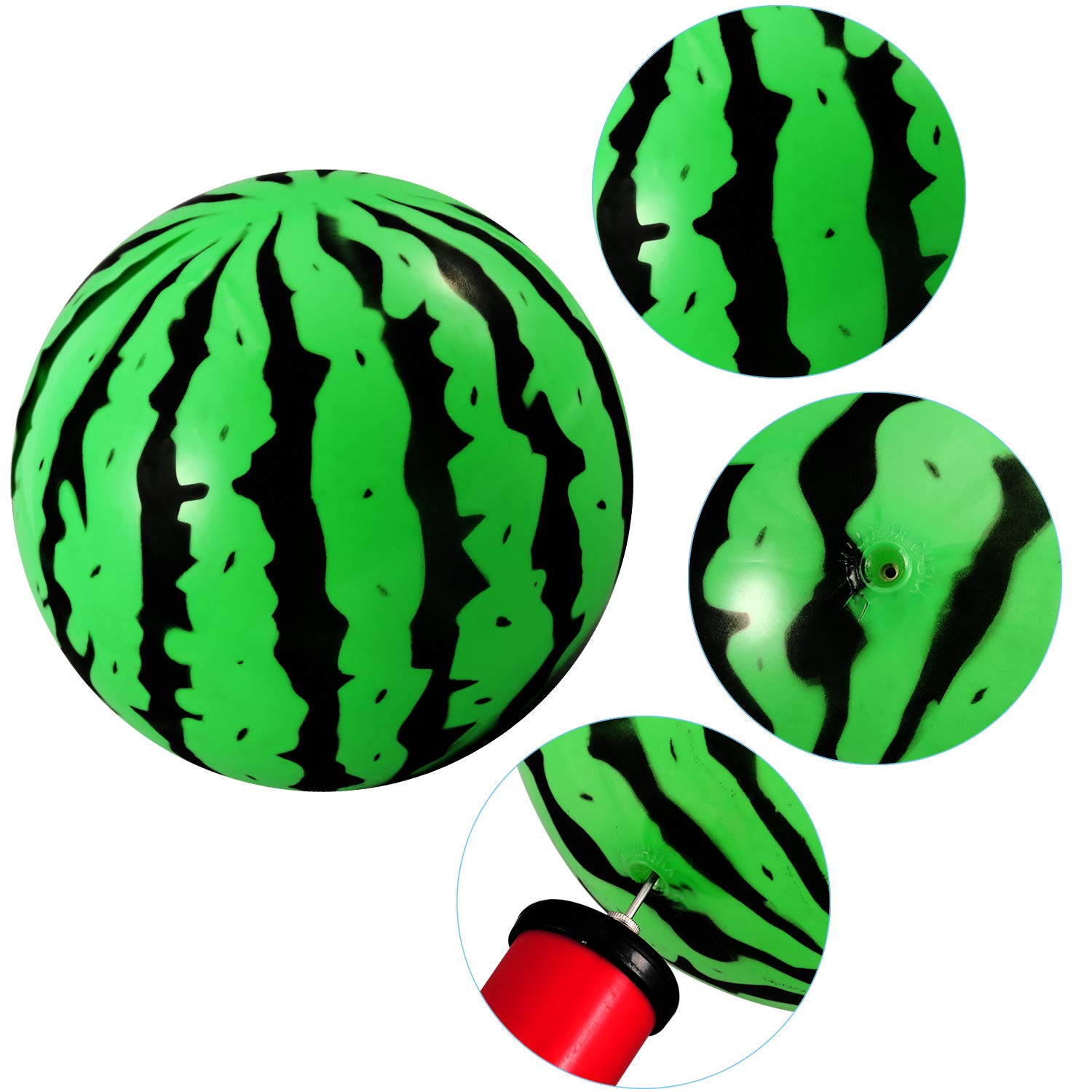 Gejoy 16-Piece Inflatable Bouncy Balls Set - 5.5 Inch Colorful Jumping Balls for Kids, Adults & Pets - Outdoor Play, Birthday Parties, Pool Games & Backyard Fun