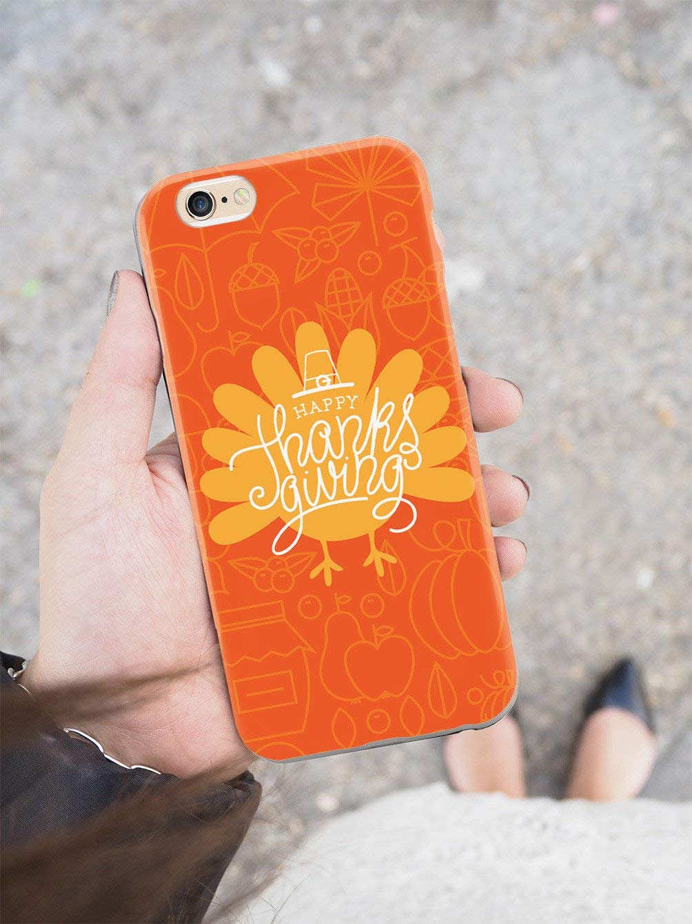 3D Textured Protective Phone Case for Apple iPhone X/Xs - Thanksgiving Turkey Design - Slim Fit Shockproof Cover - Perfect for Holiday Gifts & Everyday Use