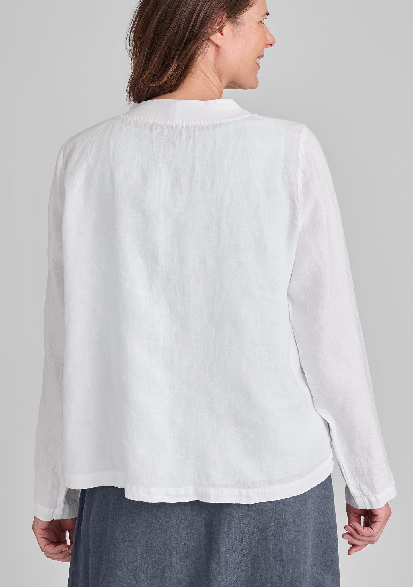 Women's Chelsea Pullover Long Sleeve Linen Shirt - Soft Breathable Casual Blouse for Spring & Summer Outfits