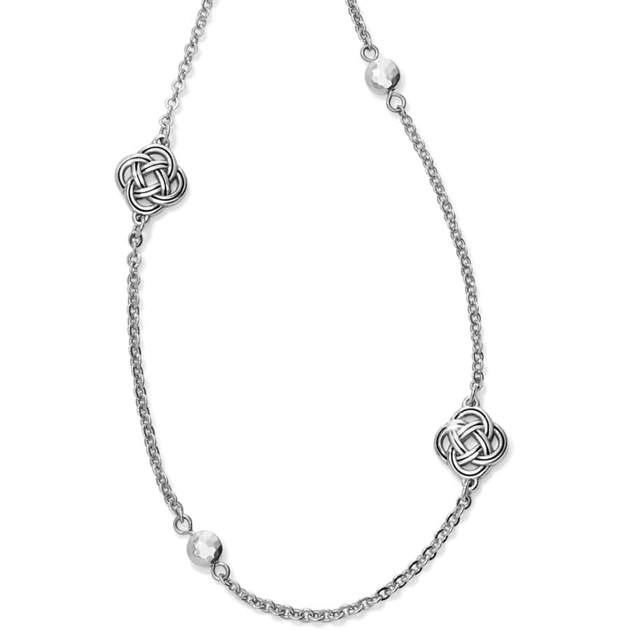 Interlok Petite Long Necklace for Women - Elegant Minimalist Layering Chain Jewelry for Everyday Wear, Gifts & Special Occasions