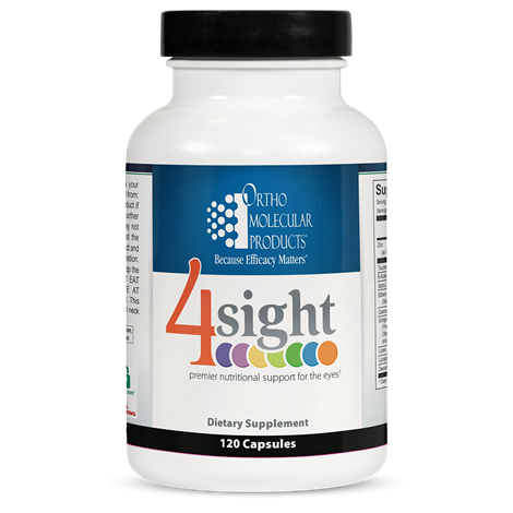 Orthomolecular 4Sight Eye Health Supplement - Supports Vision & Cognitive Function - Perfect for Daily Wellness & Screen Time Protection
