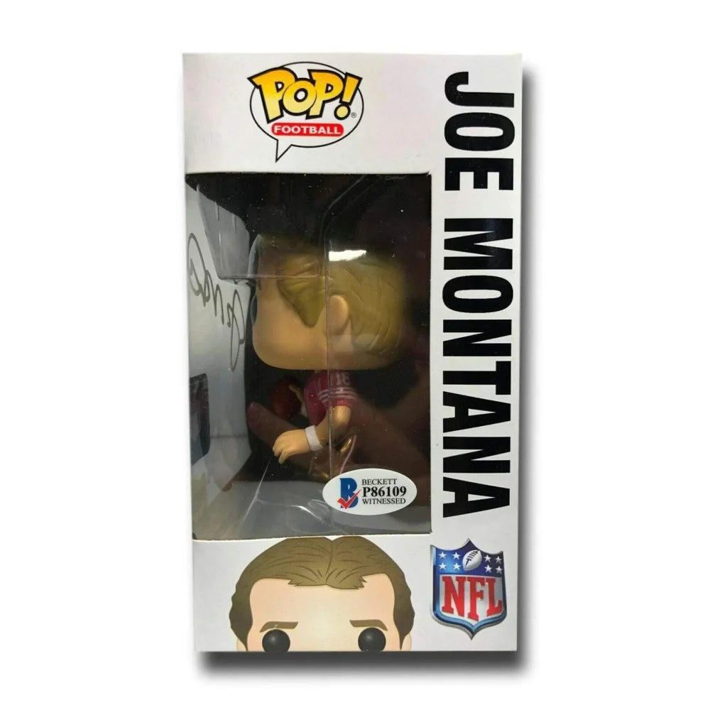 Joe Montana Autographed Funko Pop Vinyl Figure with BAS COA - San Francisco 49ers #84 NFL Collectible - Perfect for Sports Memorabilia Displays, Man Cave Decor & Football Fan Gifts