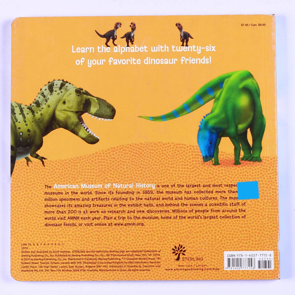 ABC Dinosaurs - AMNH ABC Board Book for Kids | Fun Early Learning Alphabet Book with Dinosaur Illustrations | Perfect for Preschool Education & Bedtime Reading