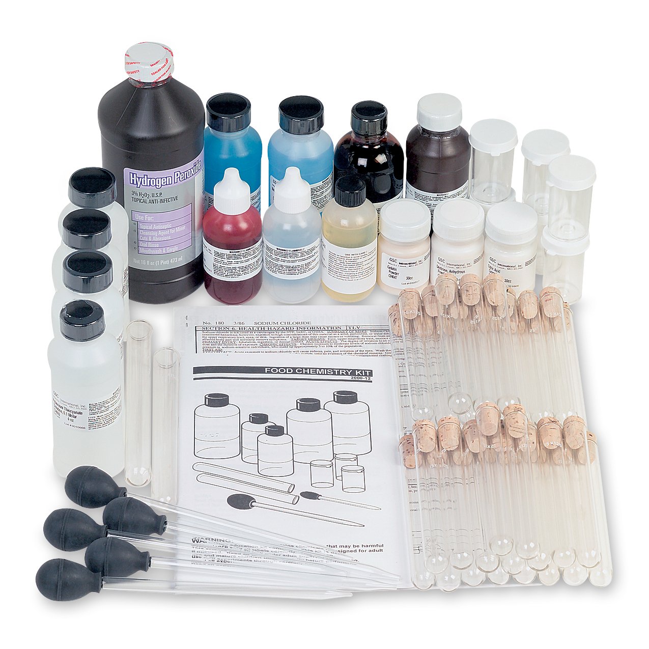 American Educational Food Chemistry Kit - Science Experiment Set for Kids & Students - Perfect for Classroom Labs & Home Learning Activities