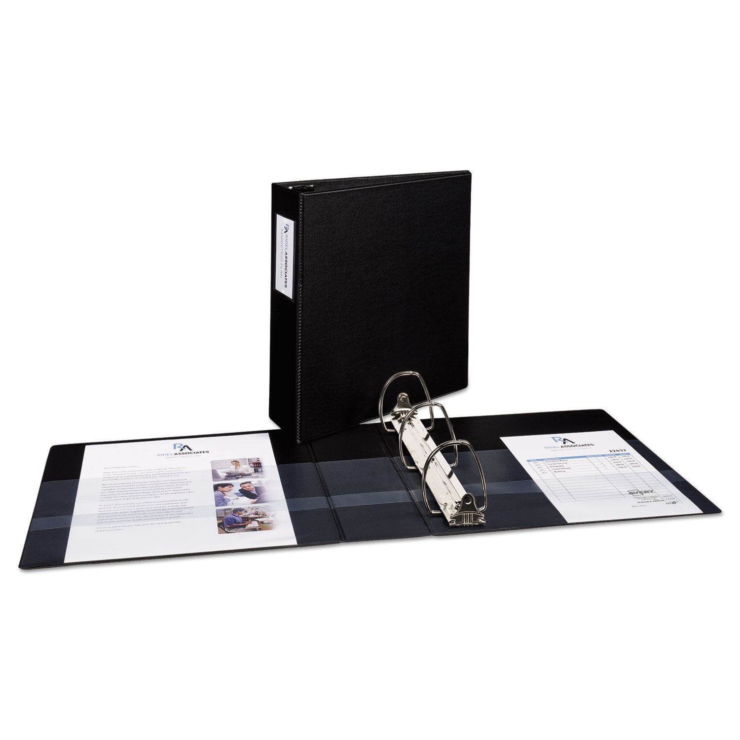 Avery® 3-Ring Durable Non-View Binder with DuraHinge™ & EZD Rings - 3
