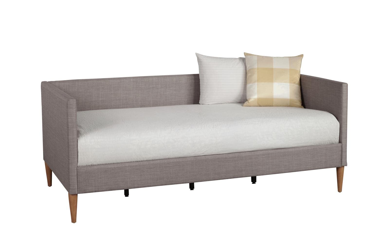 Alpine Furniture Britney Dark Gray Wooden Day Bed - Twin Size (1296T) for Guest Room, Patio, or Small Space Decor