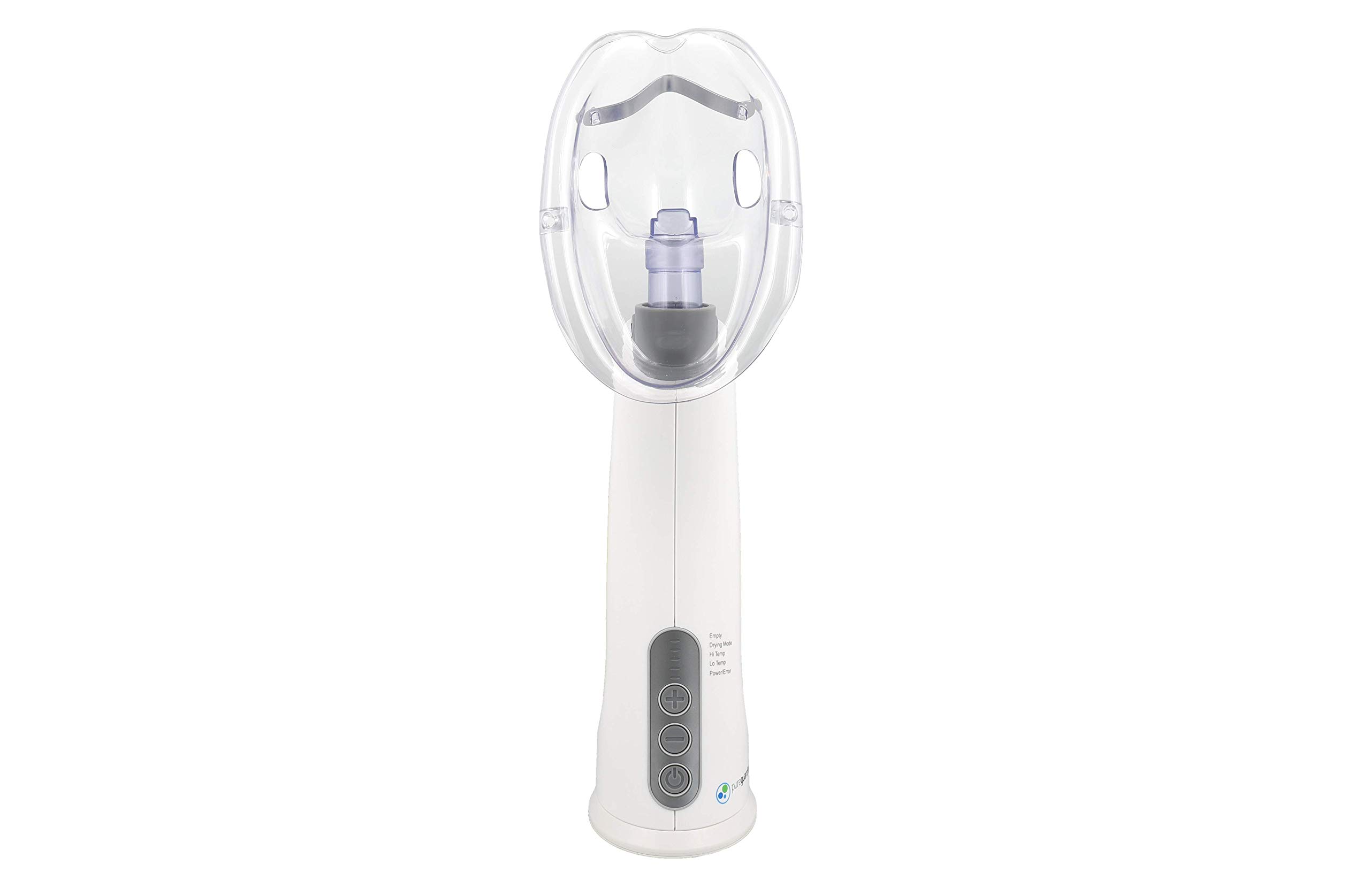 PureGuardian MST55 Portable Warm Mist & Steam Inhaler with Essential Oil Tray - Handheld Natural Steam Therapy for Allergies, Nasal Congestion, Dryness & Sinus Relief - Perfect for Home, Office & Travel Use