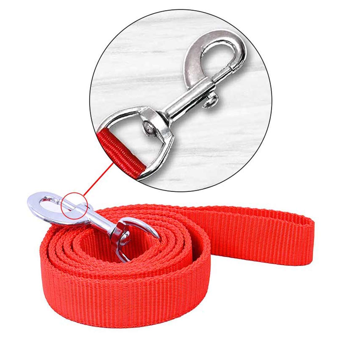 Premium Adjustable Nylon Dog Collar and Leash Set for Small Breeds & Puppies - Soft 0.75
