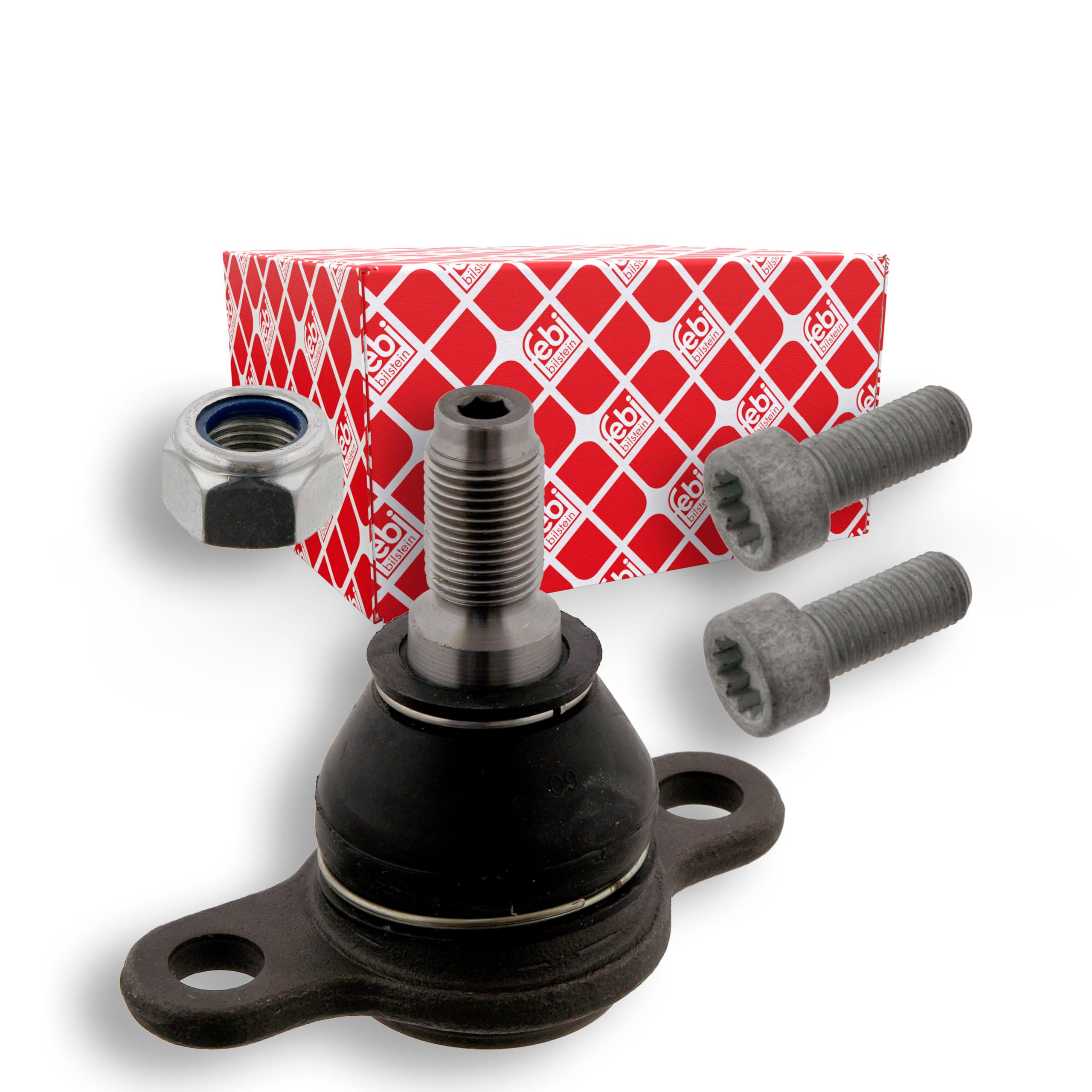 Febi Bilstein 29772 Ball Joint with Locking Nuts & Screws - 1 Pack | Durable Suspension Replacement Part for Cars, Trucks & SUVs | Perfect for Smooth Ride & Enhanced Vehicle Control
