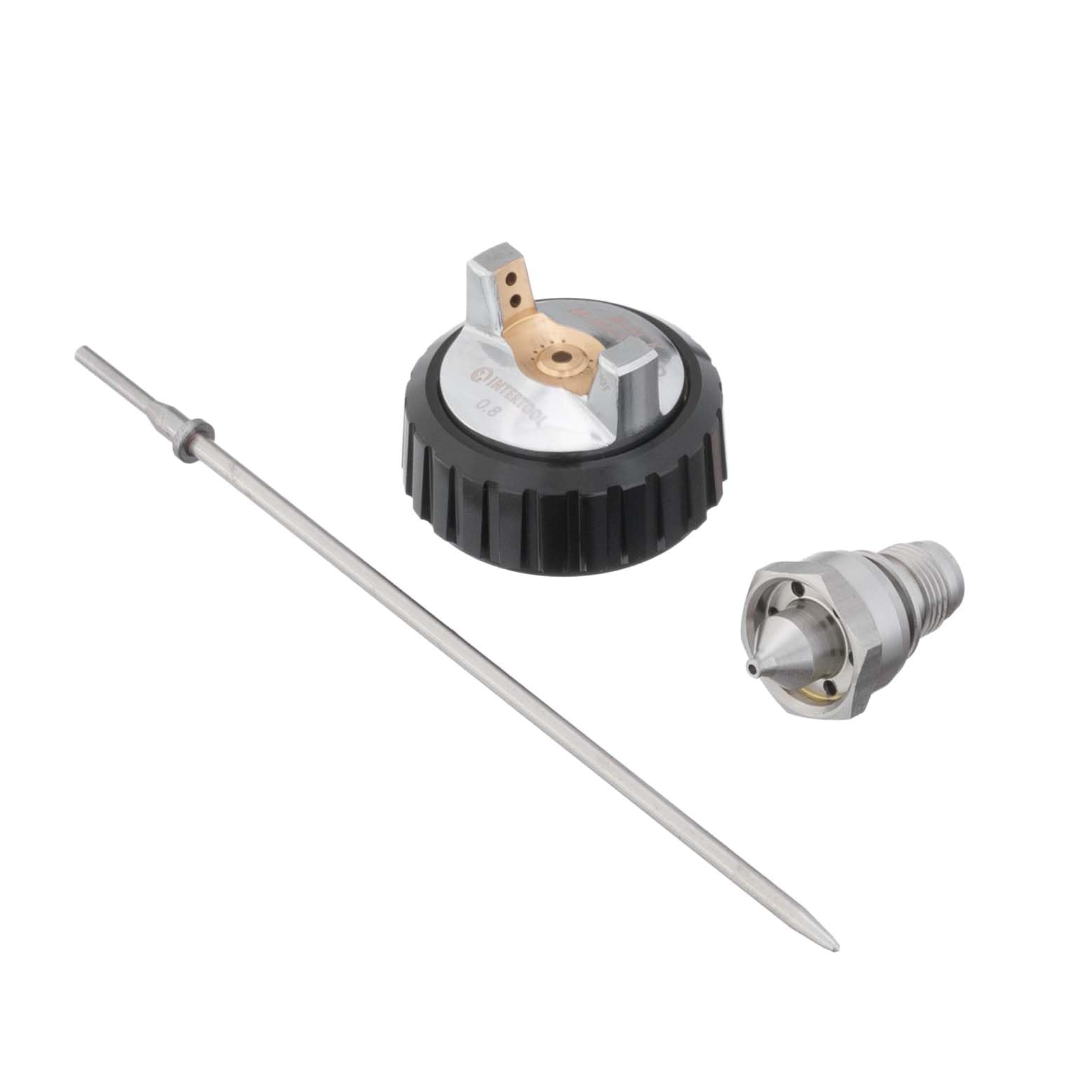 INTERTOOL 0.8mm Spray Gun Nozzle Set - for M-Diamond Series Touch Up & Auto Repair