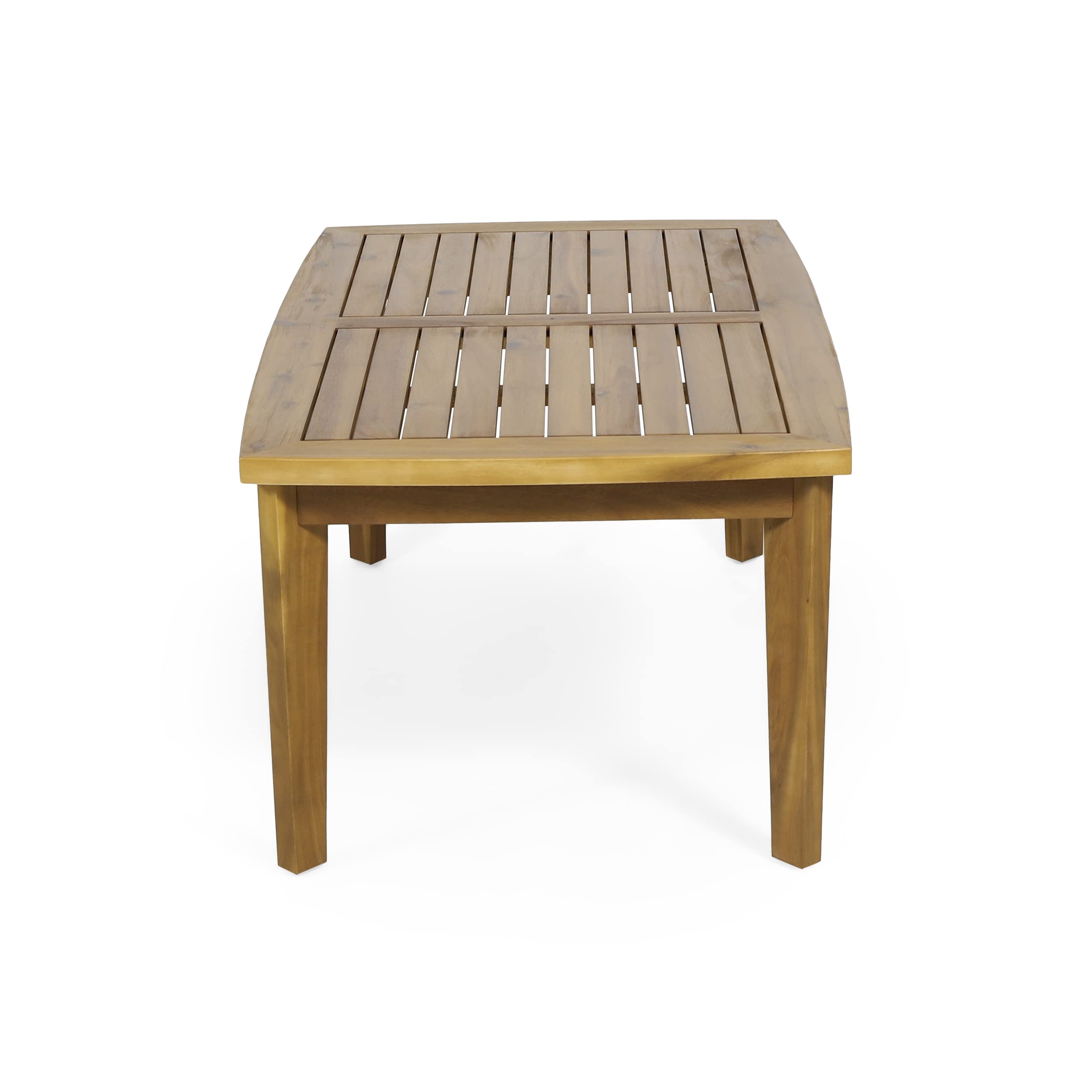 Christopher Knight Home 318122 Teak Solano Coffee Table - Modern Living Room Centerpiece for Home Decor & Entertaining