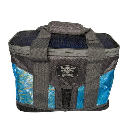 Calcutta Squall Jig Tube Bag in Mossy Oak Shoreline Camo - Durable Fishing Tackle Storage for Saltwater & Freshwater Anglers - Perfect for Boat, Kayak and Shore Fishing Trips