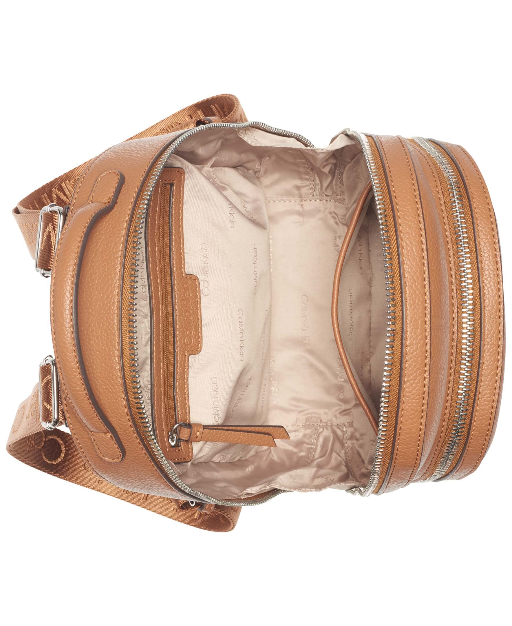 Calvin Klein Women's Estelle Novelty Backpack - Stylish Laptop Bag for Work, School & Travel | Water-Resistant & Spacious Design