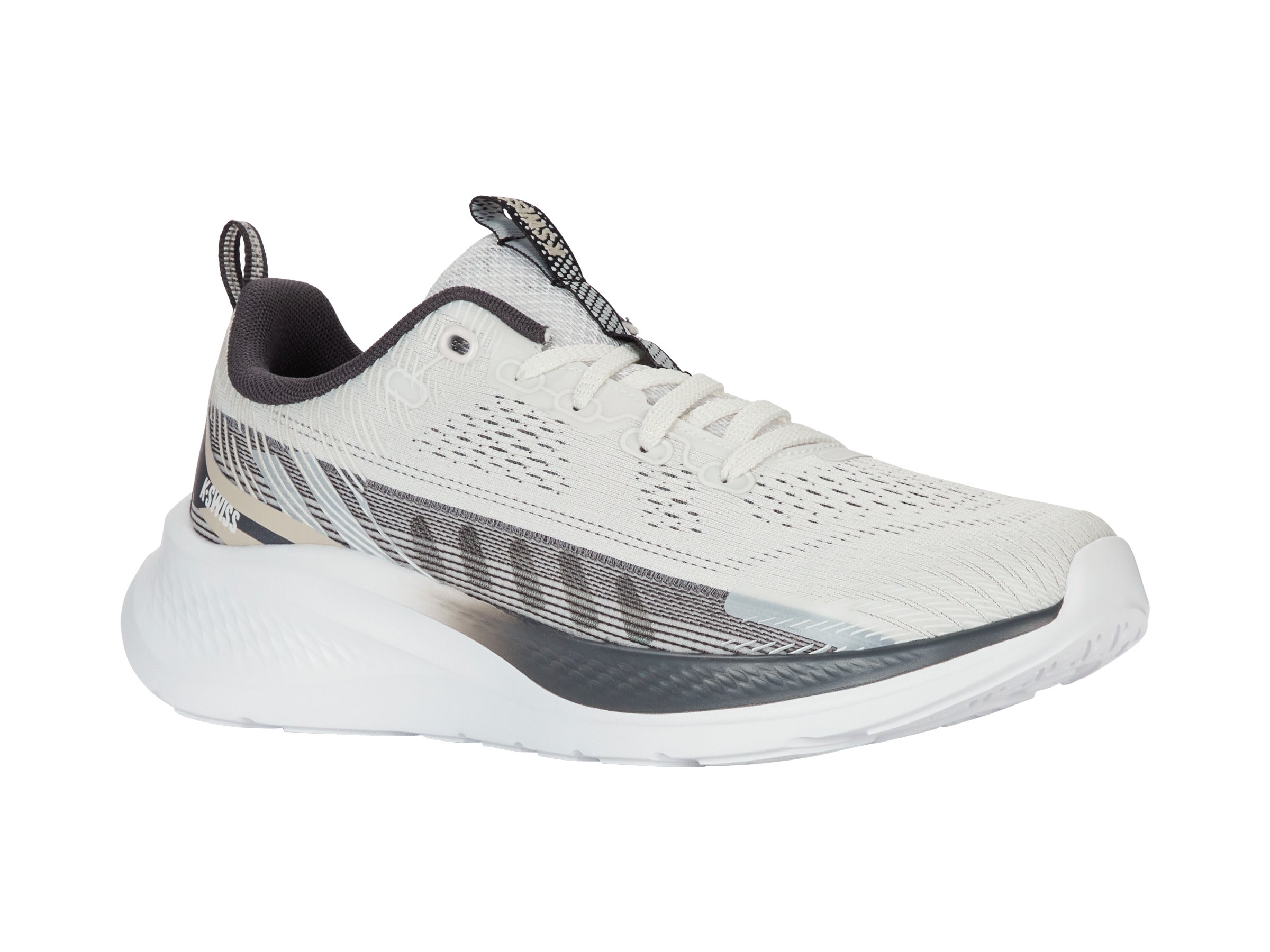 HELIO TRAINER Running Shoes for Men - White/Asphalt/Oatmeal Colorway | Lightweight & Breathable for Jogging, Gym Workouts & Daily Wear
