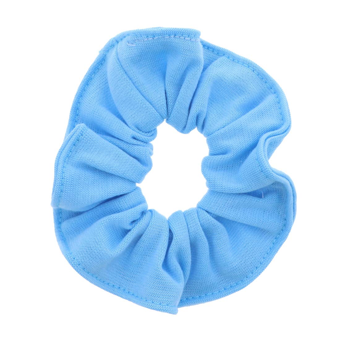 Large Solid Scrunchie Set of 6 - Light Pink, Lavender, Light Blue Hair Accessories for Women, Girls, Perfect for Everyday, Workout, and Party Styles