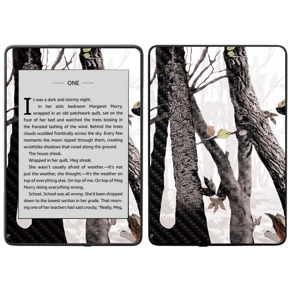 Premium Carbon Fiber Skin for Amazon Kindle Paperwhite 2018 (10th Gen) - Arctic Camo Design | Waterproof Protective Cover with Durable Textured Finish | Easy Application & Removal | Made in USA | Perfect for Outdoor Reading, Travel & Daily Commute