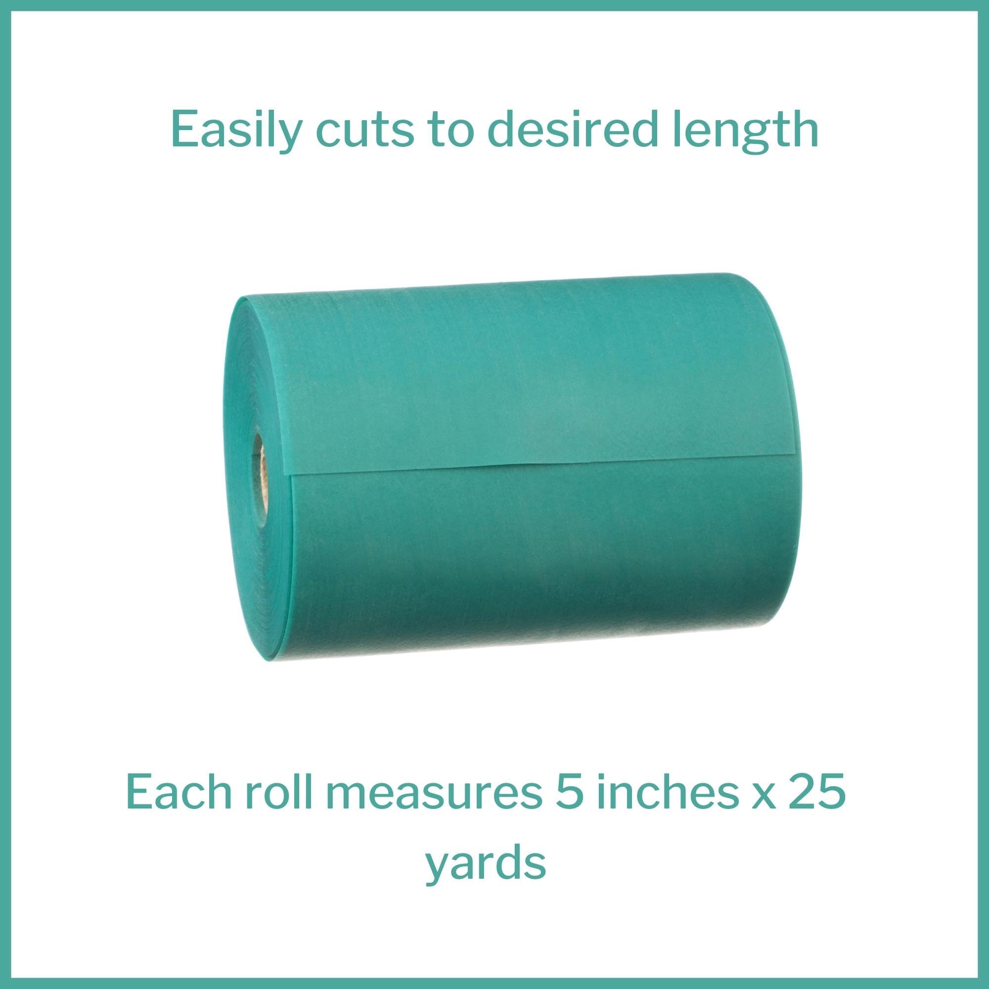 McKesson Can Do Exercise Resistance Band - Medium Resistance Workout Bands for Physical Therapy, Home Gym & Fitness Training - Green, 5 in x 25 yd (1 Count) - Perfect for Strength Training, Yoga & Rehabilitation Exercises