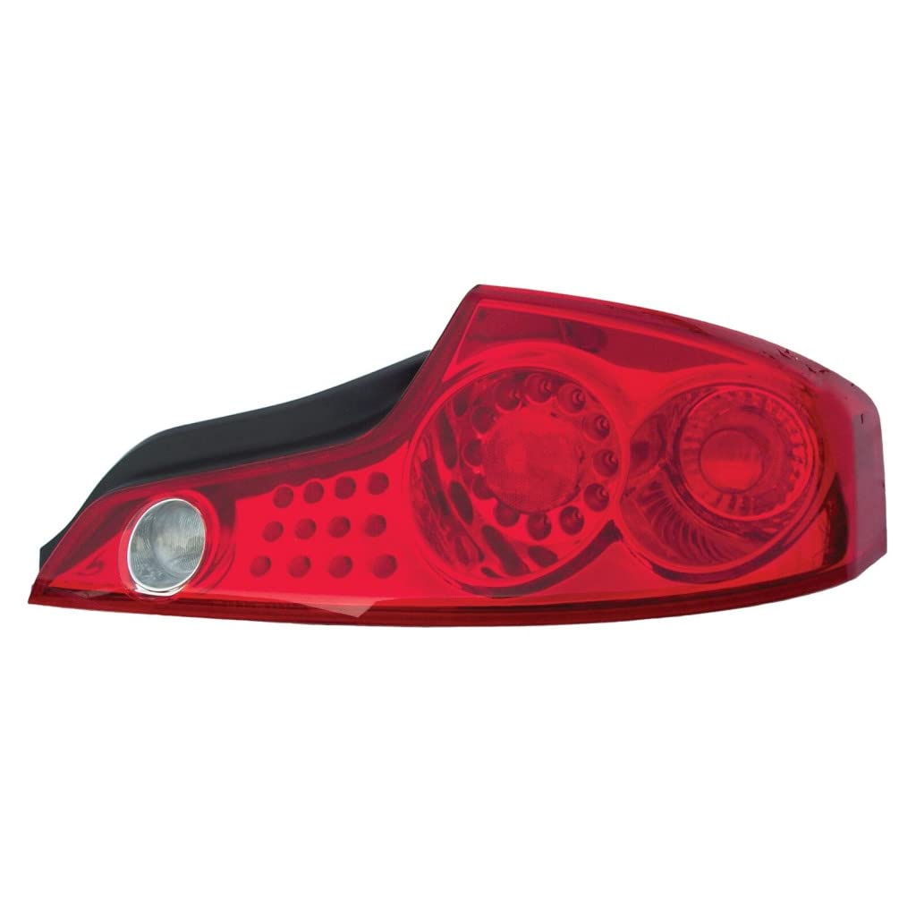 2003-2005 Infiniti G35 Rear Tail Lights Pair - Driver & Passenger Side (NI2800114 NI2801114) | OEM Replacement 26555AM825 26550AM825 | Perfect for Night Driving & Enhanced Vehicle Safety