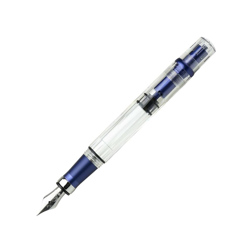 TWSBI Diamond 580ALR Navy Blue Fountain Pen - Special Edition (2021) | Premium Writing Instrument for Calligraphy, Journaling & Office Use