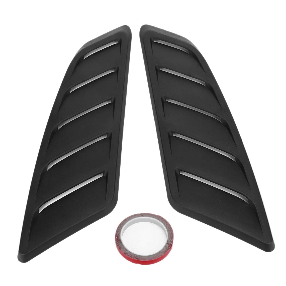 AQXreight 2Pcs Car Hood Air Vent Cover - Compatible with 2015-2017 Models | Bonnet Vent Accessory for Enhanced Engine Cooling & Stylish Look | Perfect for Performance Upgrades & Car Shows