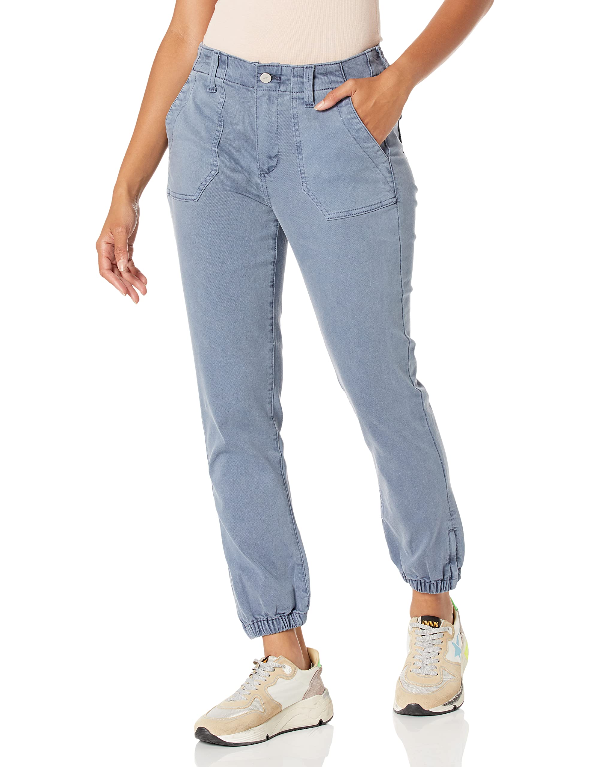 PAIGE Women's Mayslie Joggers - Soft High-Waisted Lounge Pants for Yoga, Running & Casual Wear | Comfortable Stretch Fabric | Perfect for Workouts & Relaxation at Home