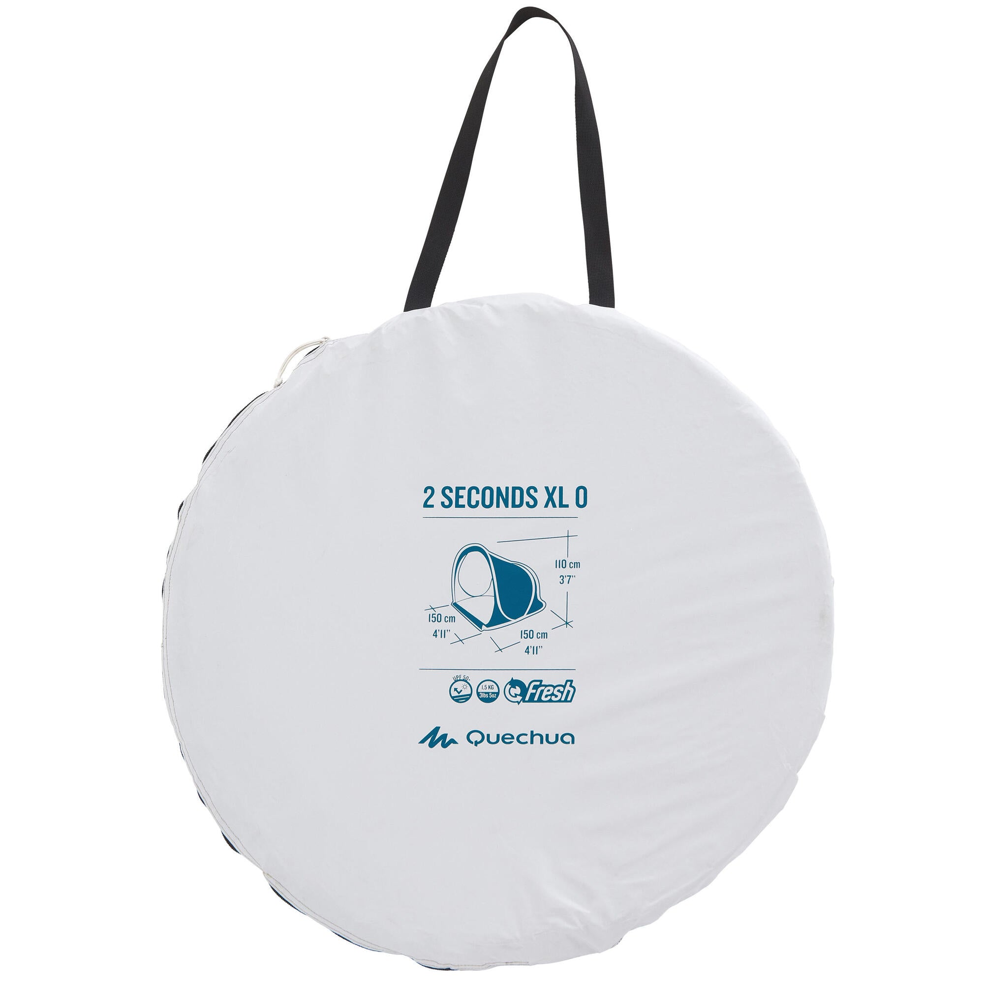 Quechua 22 Pop Up Extra Large Camping Beach Shelter - Sun Protection & Blackout Tent for Outdoor Adventures, Picnics, and Beach Trips