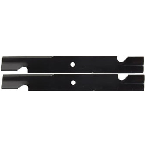 (2 Pack) Premium Replacement Notched Lawn Mower Deck Blades - Compatible with NHC 212-0720, 212-0887, DC1501 Models | 20.5