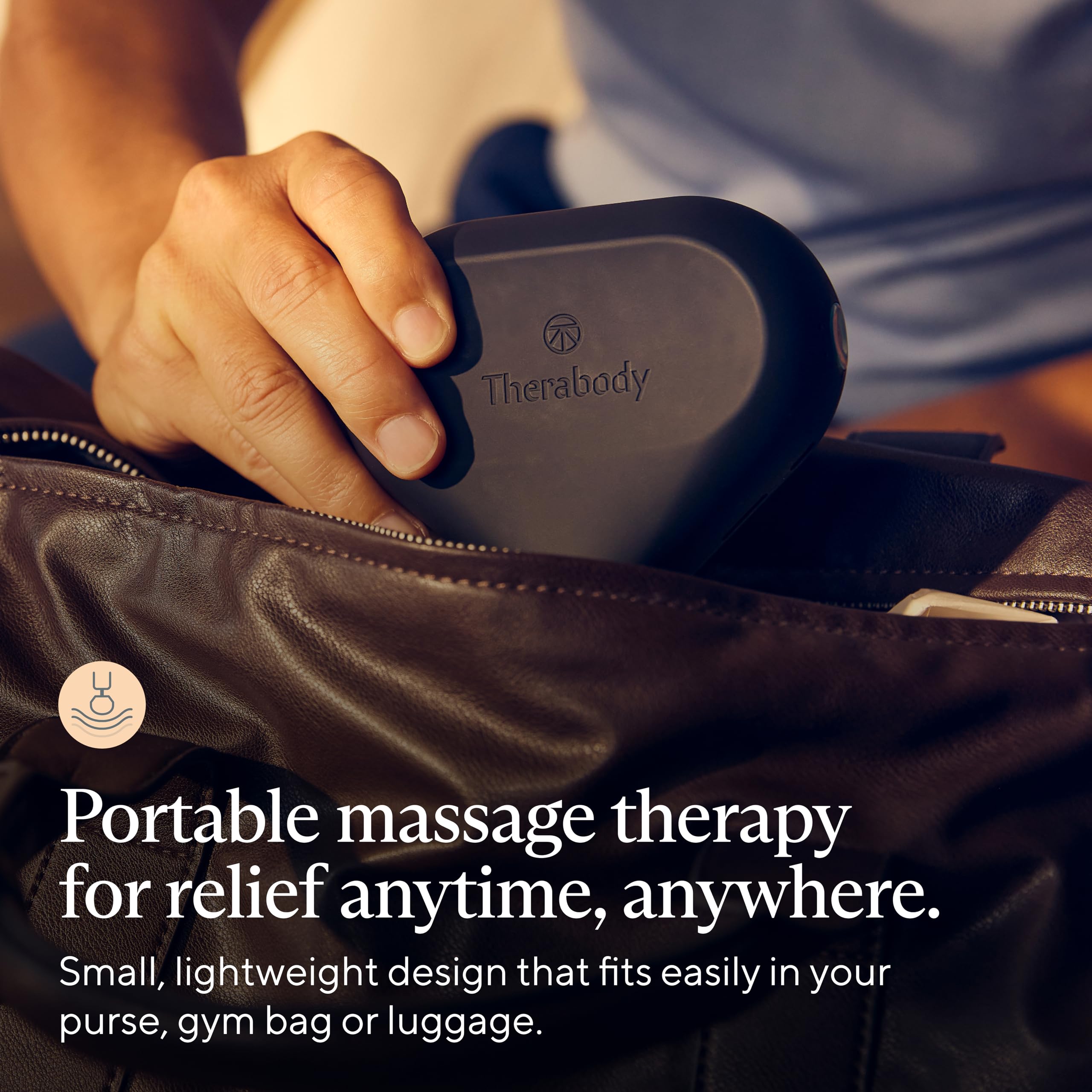 Theragun Mini Massage Gun - Portable Deep Tissue Percussion Massager for Muscle Pain Relief in Neck, Back, Legs & Shoulders | Compact Handheld Design for Travel, Workout Recovery & Home Use (Black)