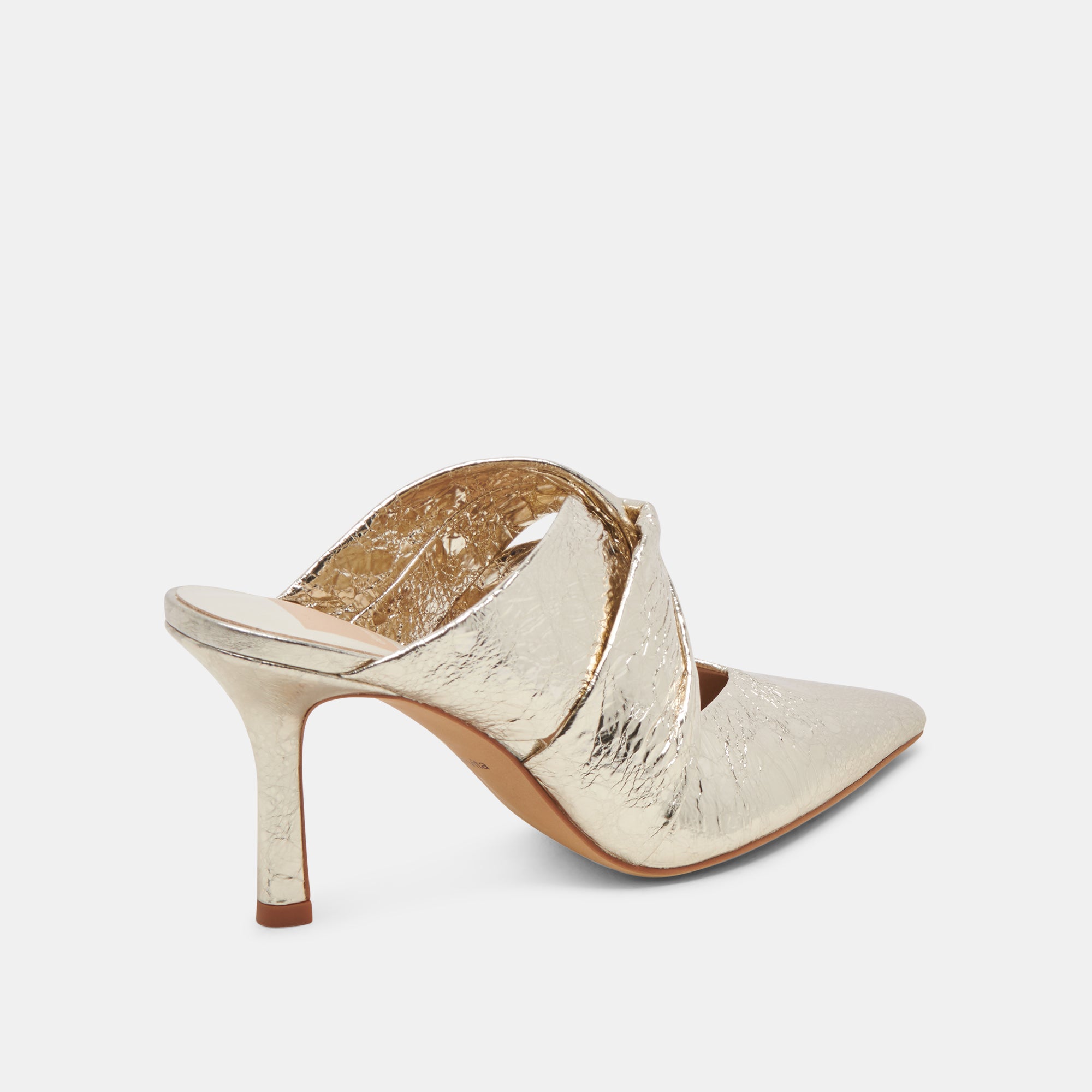KELSY Women's High Heels - Platinum Distressed Leather Pumps for Party, Wedding & Evening Wear | Comfortable & Stylish Dress Shoes