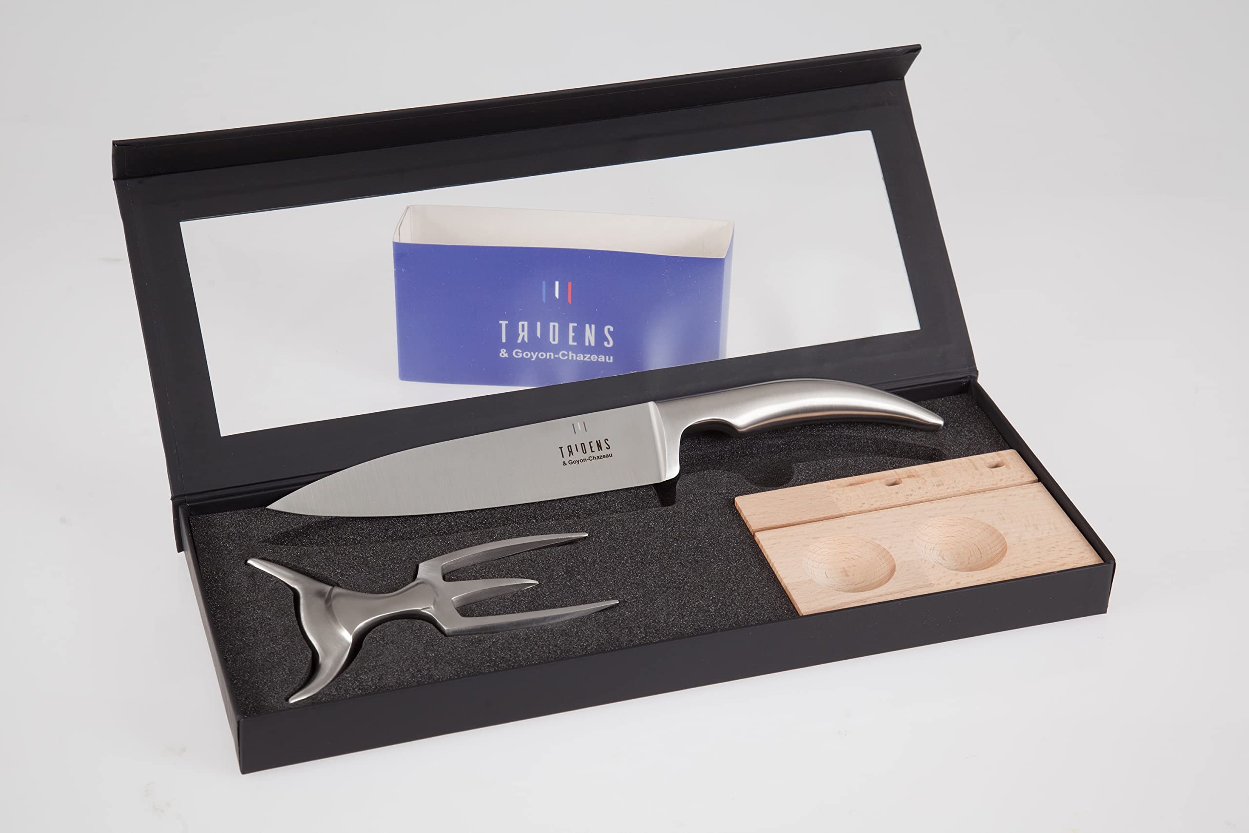 Premium 3-Piece French Cutlery Set - Ergonomic Stainless Steel Fork (6.5