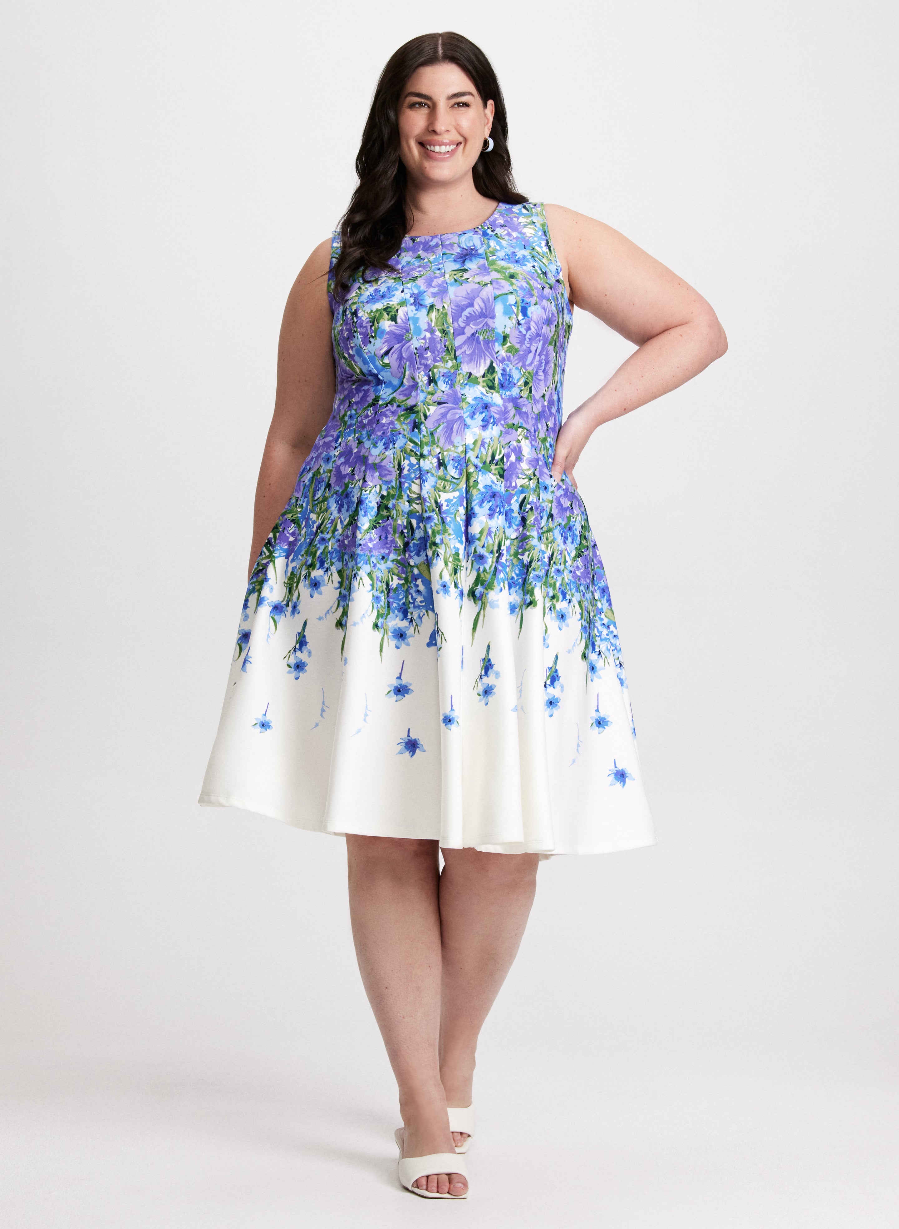 Floral Print Sleeveless Summer Dress for Women - Lightweight & Breathable - Perfect for Beach, Vacation & Casual Outings