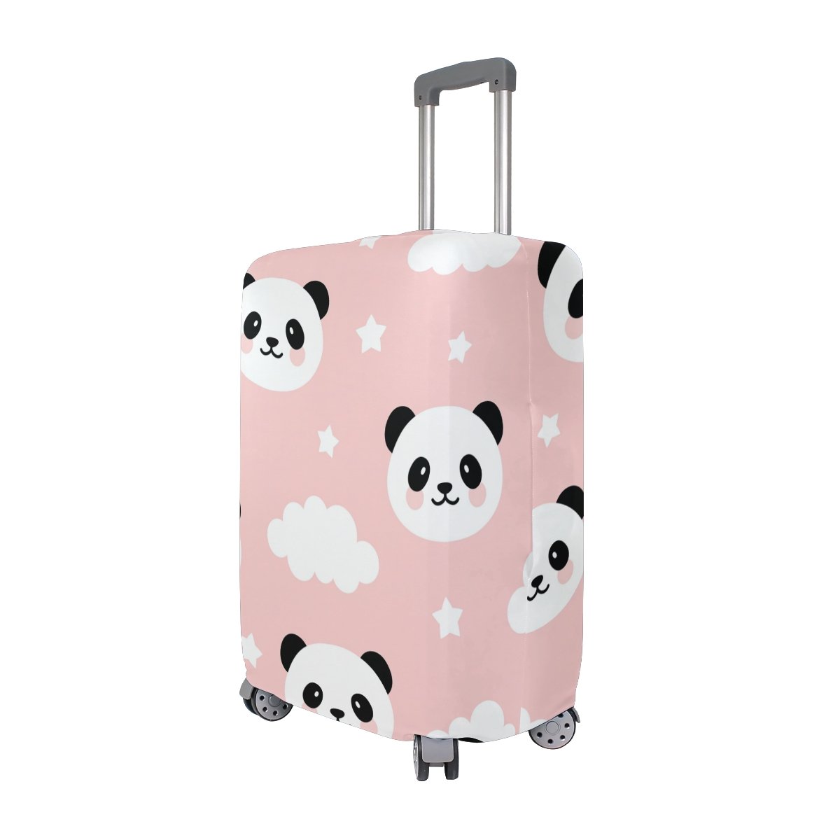 Stylish Panda Star Cloud Luggage Cover Protector - Travel Suitcase Protector for Kids, Men & Women | Perfect for Airplane, Train & Vacation Travel