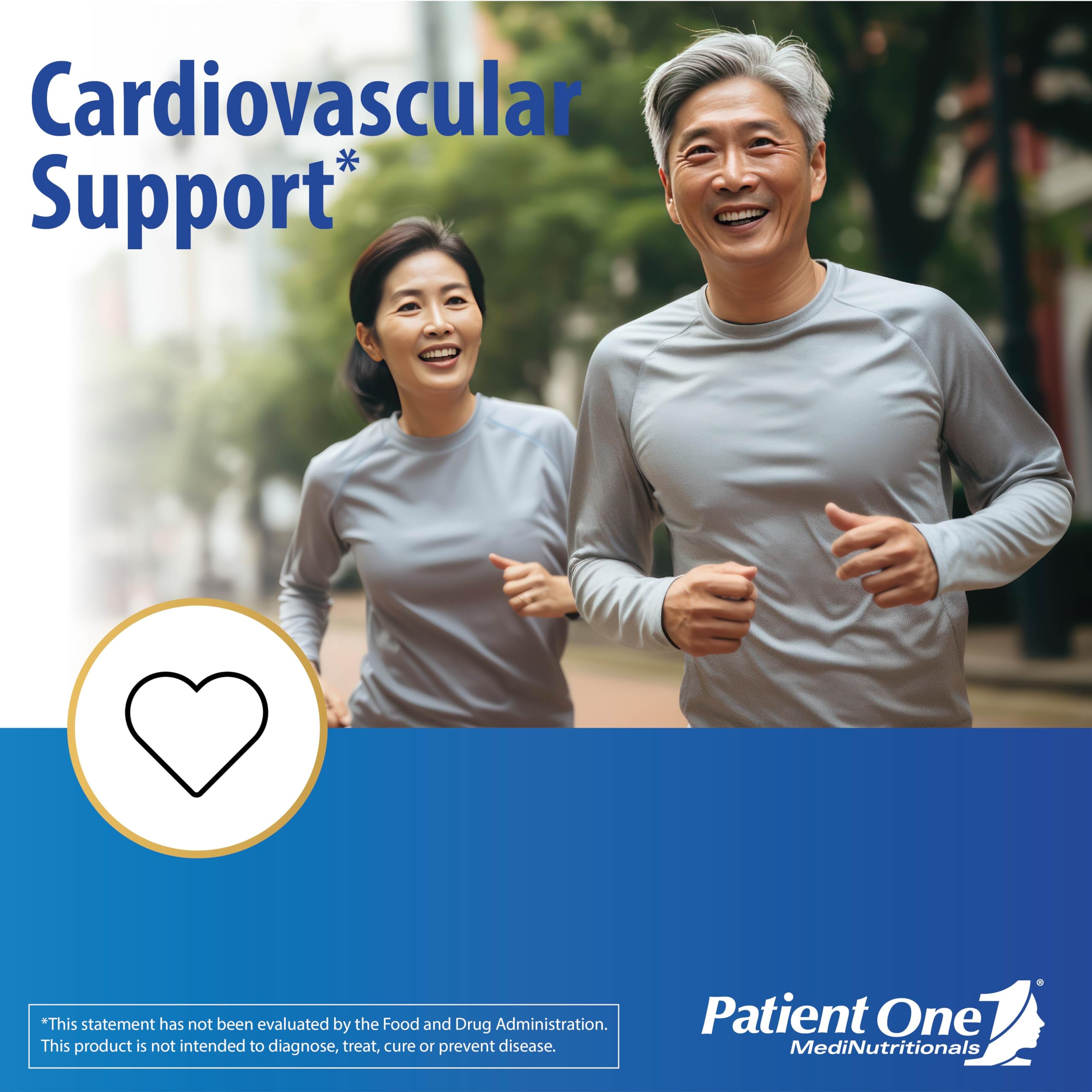 Patient One Red Yeast Rice with CoQ10 Supplement - 600mg RYR & 50mg CoQ10 for Heart Health & Healthy Lipid Metabolism Support - 120 Capsules | Natural Cholesterol Management & Cardiovascular Wellness