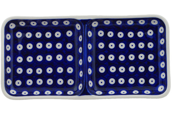10 Divided Dish with Peacock Eye Design - Perfect for Party Platters, Appetizers, and Charcuterie Boards | Elegant Serving Tray for Entertaining Guests