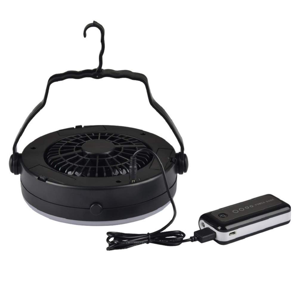 LIOOBO Multifunctional USB Camping Tent Lamp with Fan - Portable LED Lantern Light for Outdoor Travel, Hiking, Backpacking & Emergency Use | Home Accessories & Household Essentials