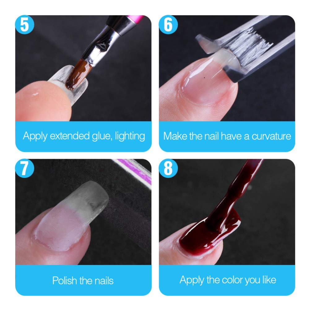 2 Pack Nail Art Fiber for Manicure & Nail Extension - DIY Fiberglass Nail Reinforcement Kit for Stronger, Longer Nails - Perfect for Salon, Home Use & Professional Nail Artists