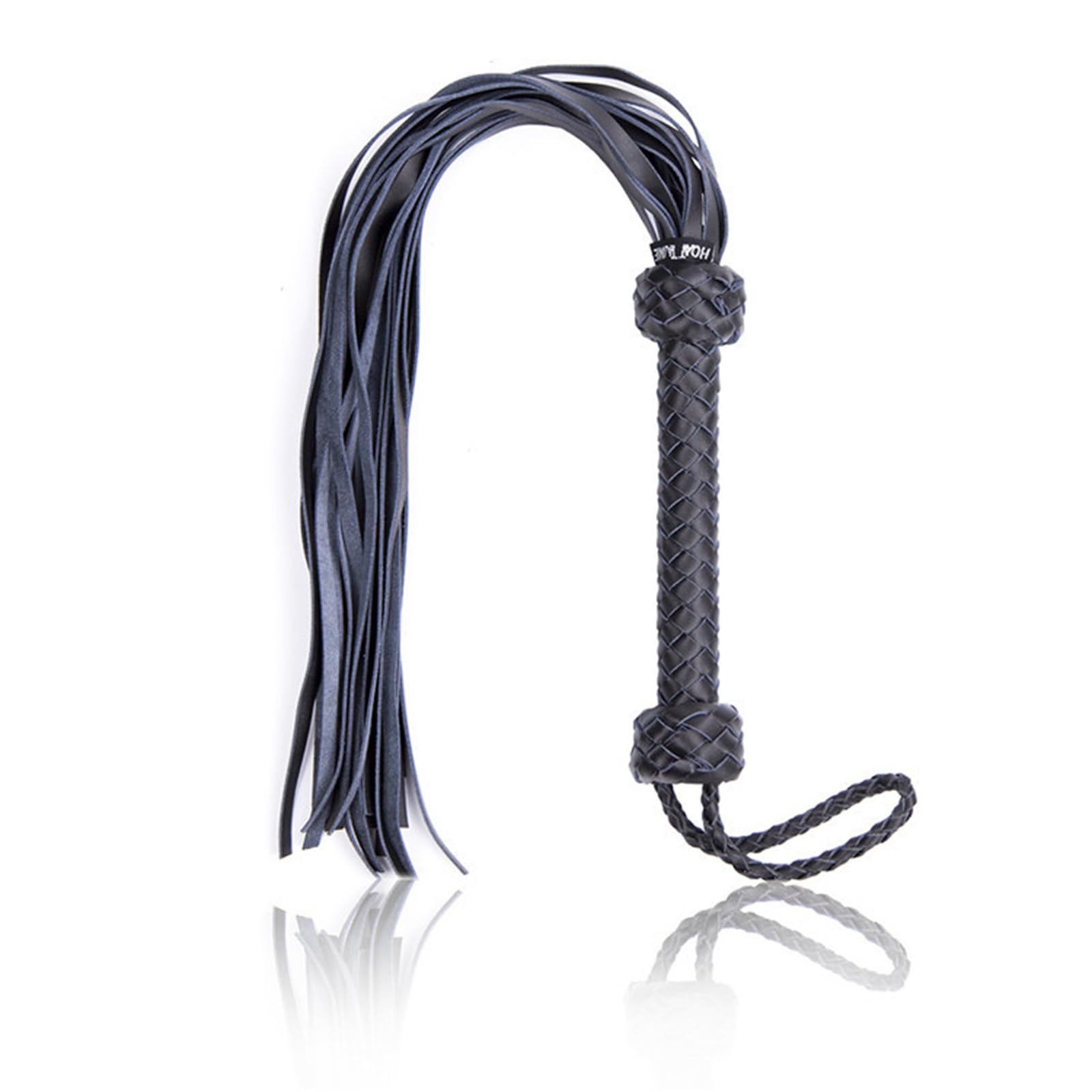 Premium Leather BDSM Whip for Adults - Sensual Spanking Toy for Couples & Training - Bondage & Role Play Accessory - Perfect for Bedroom Fun & Sensual Exploration