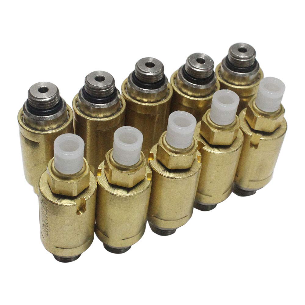 10 Pcs Air Suspension Residual Pressure Valve & Connector Kit - Compatible with VW Q7, Touareg, Cayenne (Part# 7L0616813B) - Perfect for Air Spring Maintenance & Off-Road Vehicle Repairs