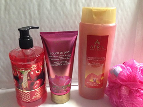 Apple Orchard Scented Hand Wash & Lotion Gift Set (4pc) - Perfect for Home, Office & Spa Relaxation