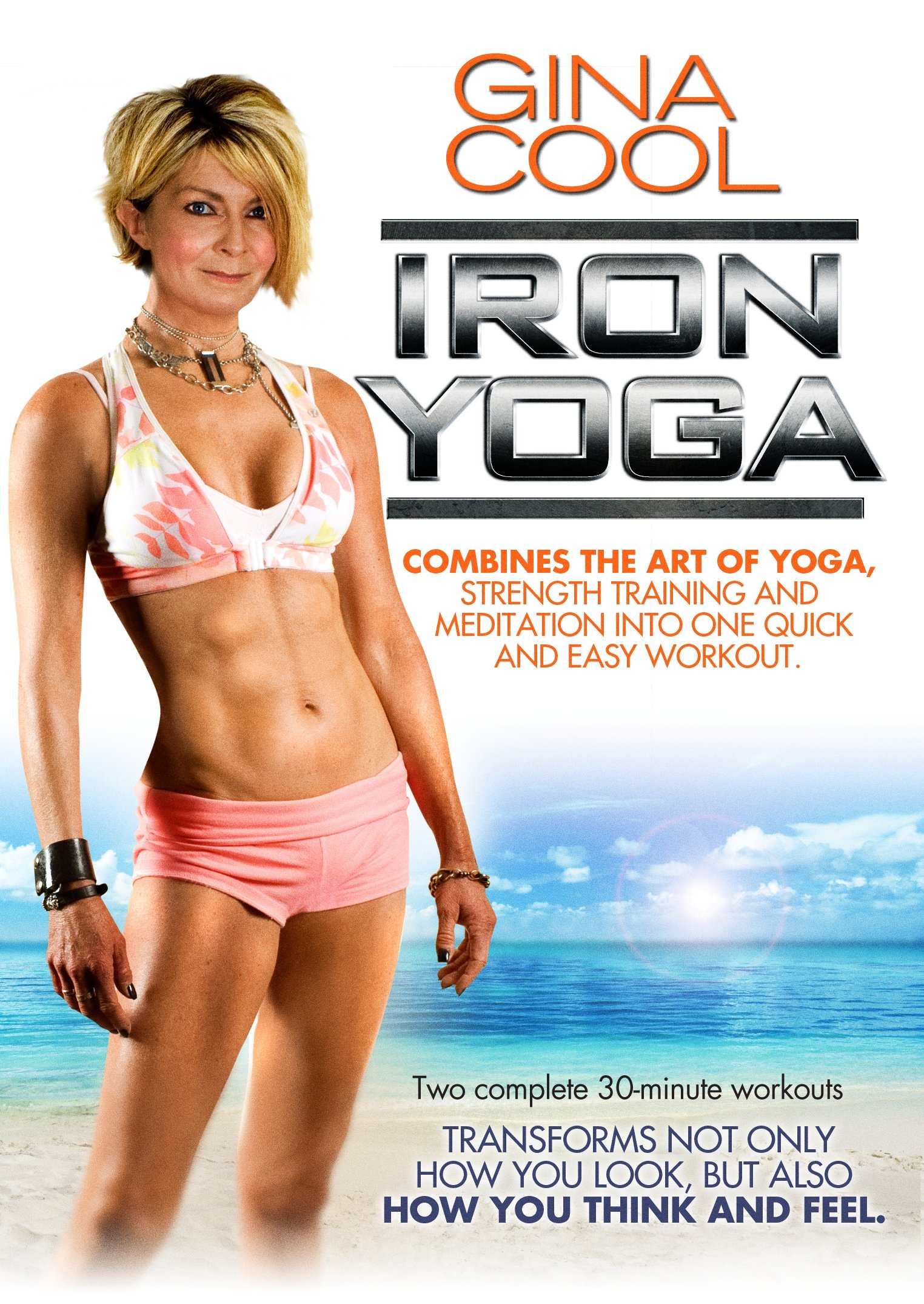 Gina Cool's Iron Yoga Mat - Non-Slip Eco-Friendly Exercise Mat for Hot Yoga, Pilates & Home Workouts - Perfect for Gym, Studio & Outdoor Fitness Training