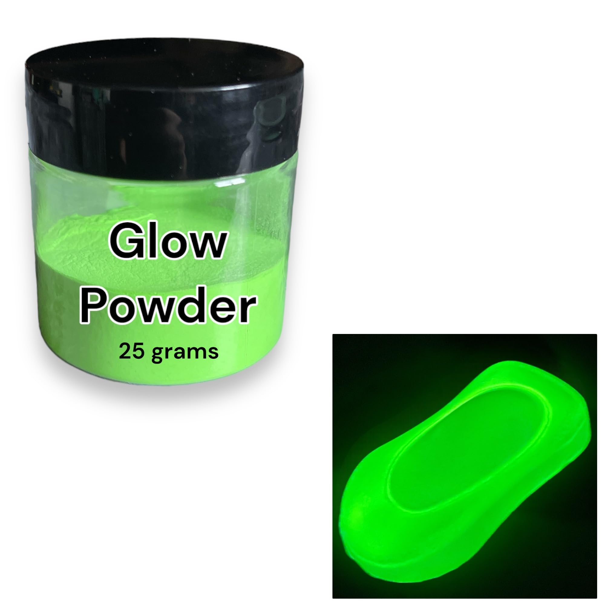 LiME LiNE Automotive Grade Base Coat Maker Pigment Powder - Green Glow in the Dark for Custom Car Paint & DIY Projects | Perfect for Nighttime Visibility & Creative Automotive Designs